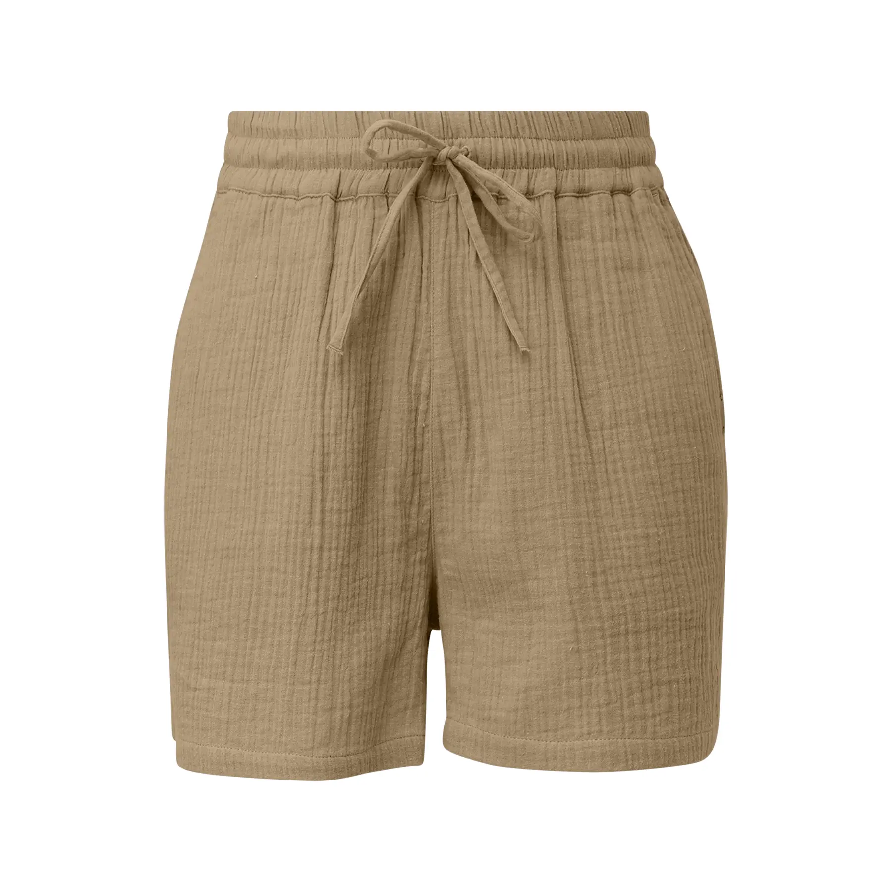 Weite, elastische Taille Kurzrock aus Musselin für Damen QS