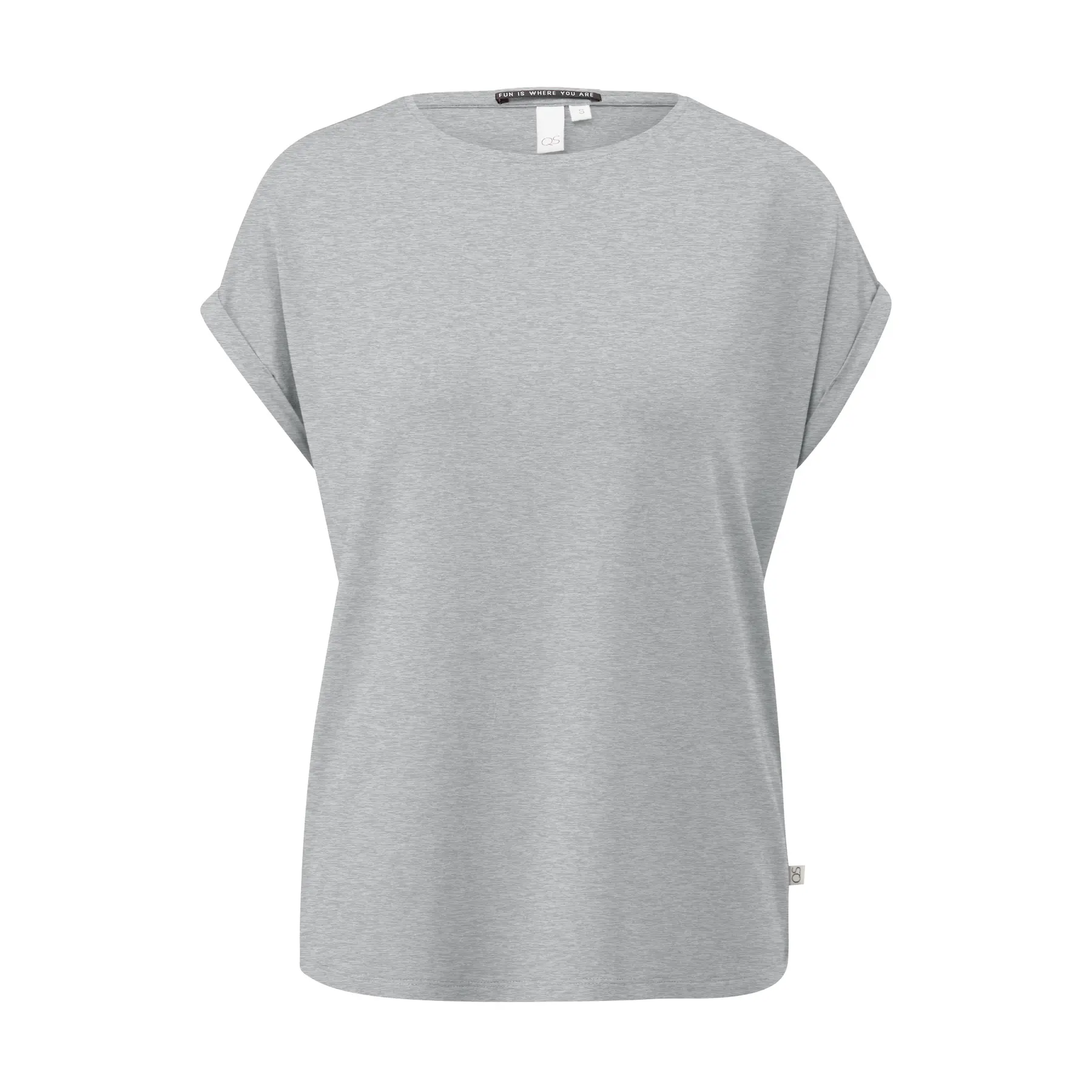 T-Shirt aus Lyocell-Mix für Damen QS