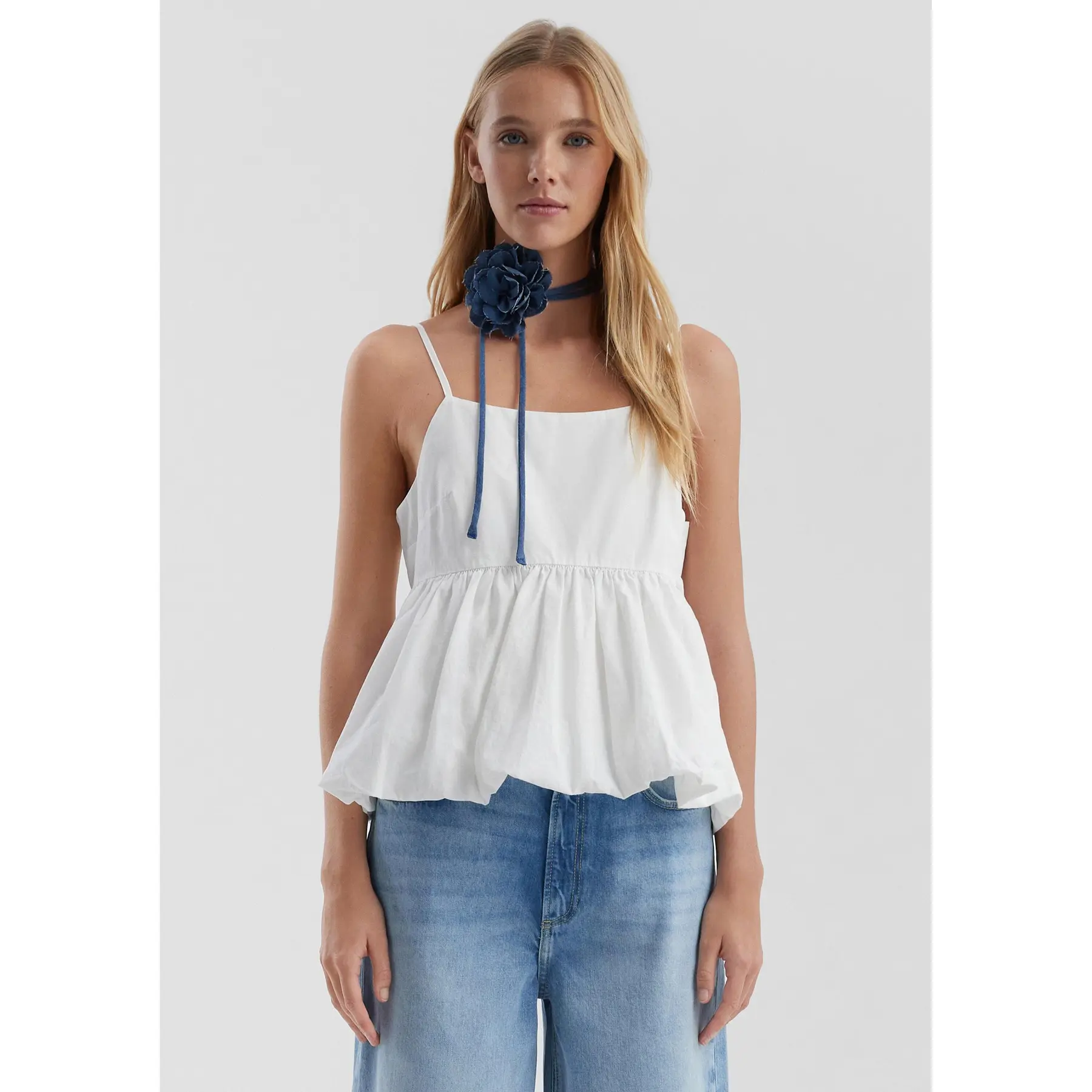 Damenbluse QS Babydoll