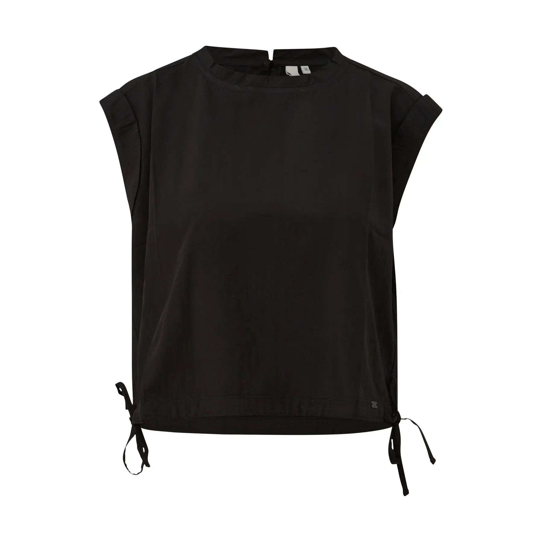 Ärmellose Bluse mit Kordelzug Damen QS