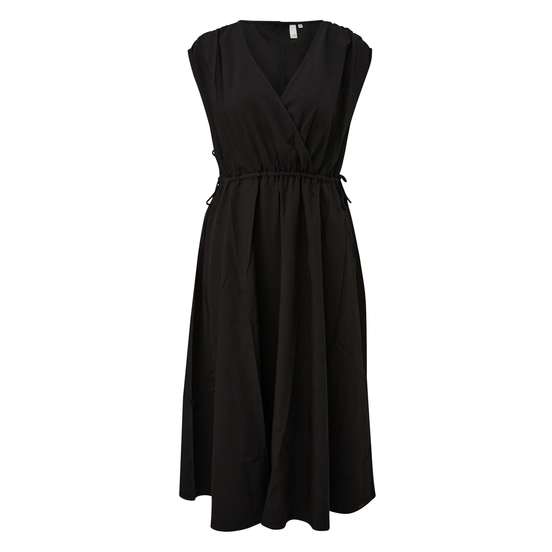 Midi Kleid mit Kordelzug für Frauen QS