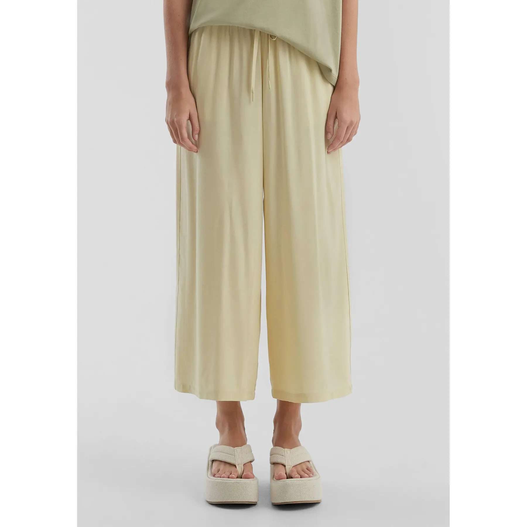 Fließende Viskose Culotte-Hose für Damen QS