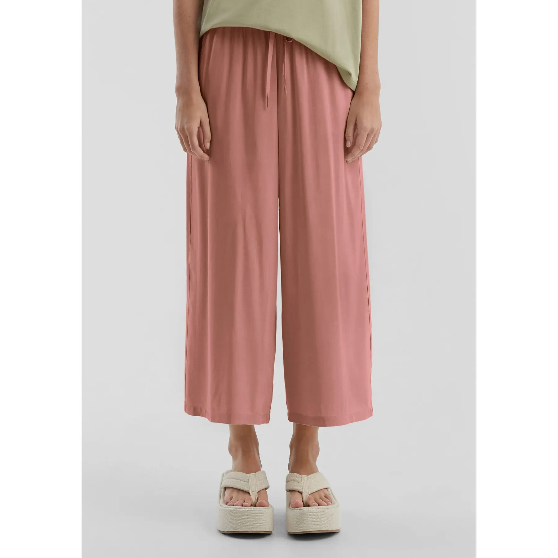 Fließende Viskose Culotte-Hose für Damen QS