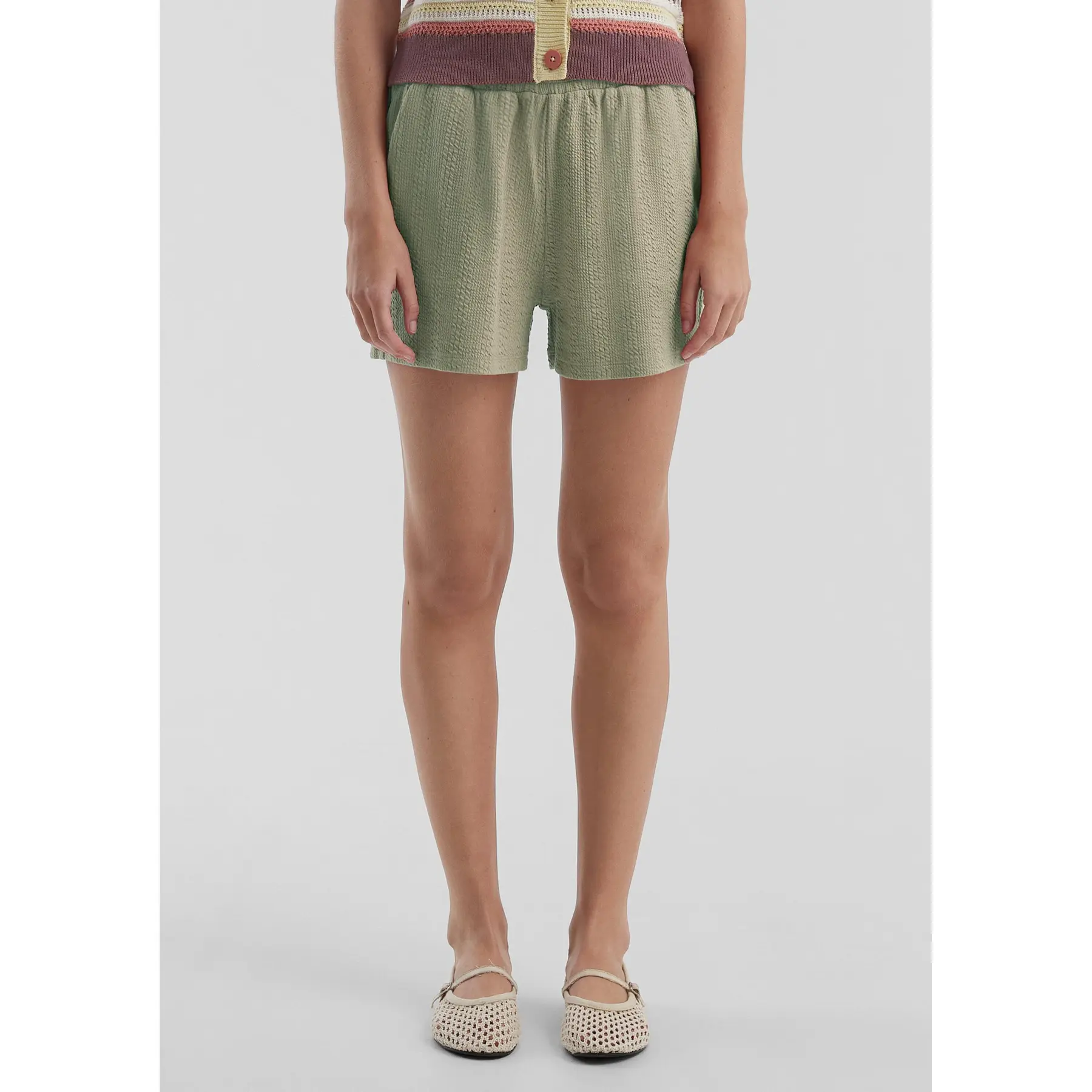 Jersey-Short mit elastischem Bund für Damen QS