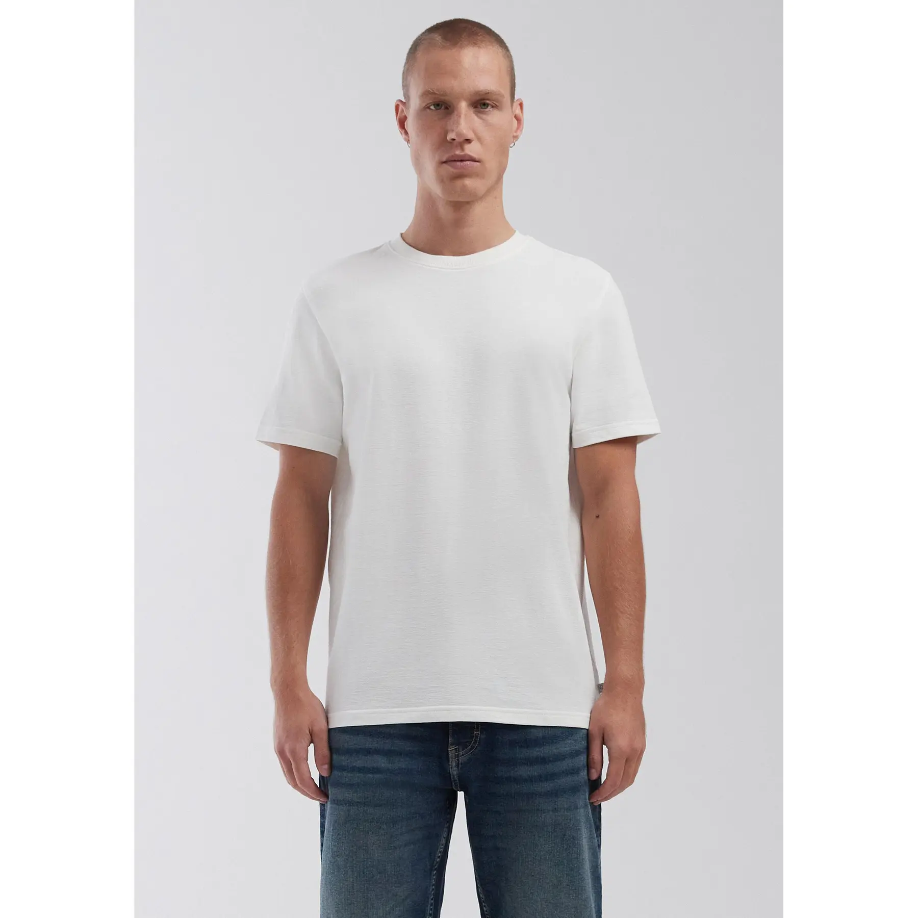 Klassisches T-Shirt aus strukturiertem Jersey QS