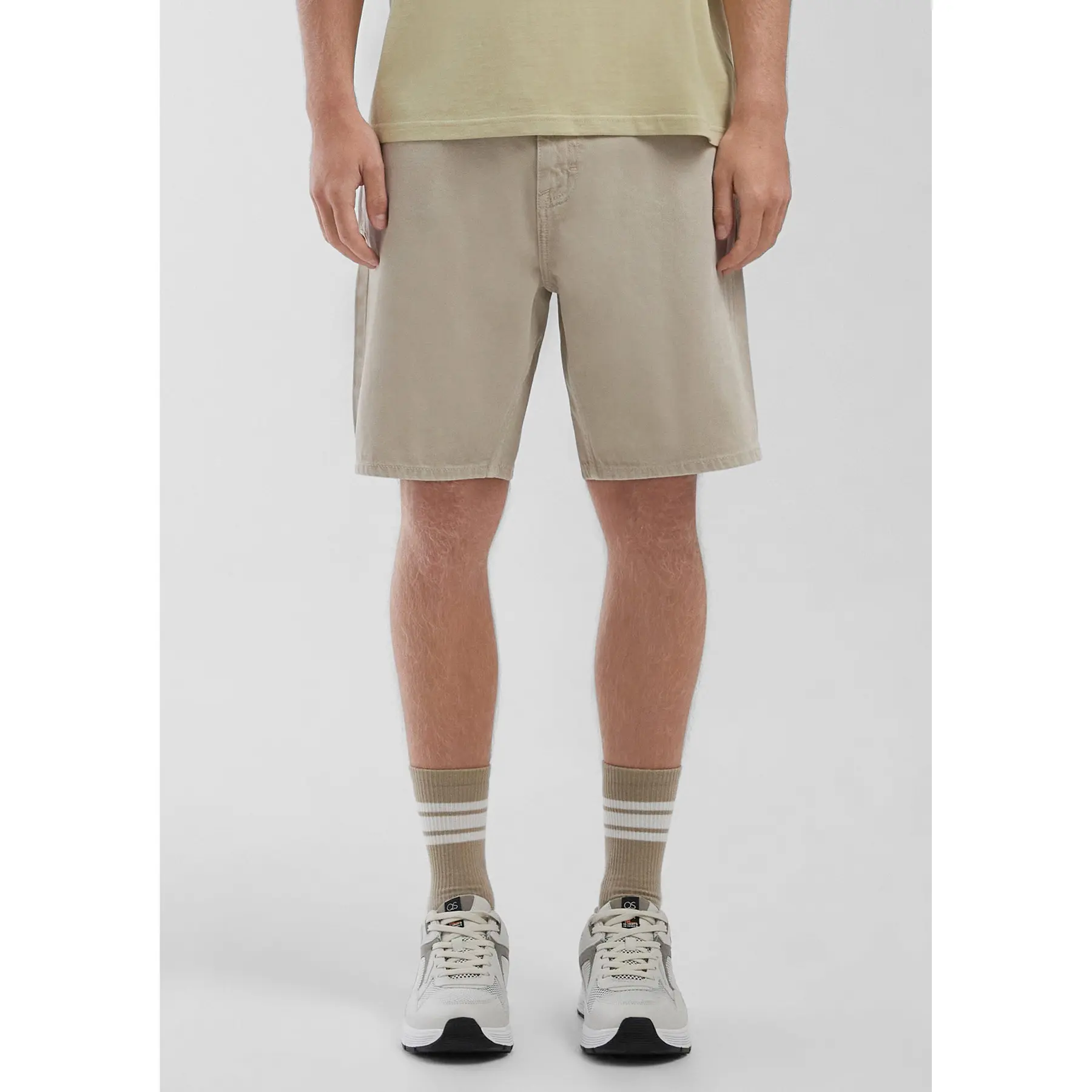Jeans-Shorts mit Reißverschluss QS