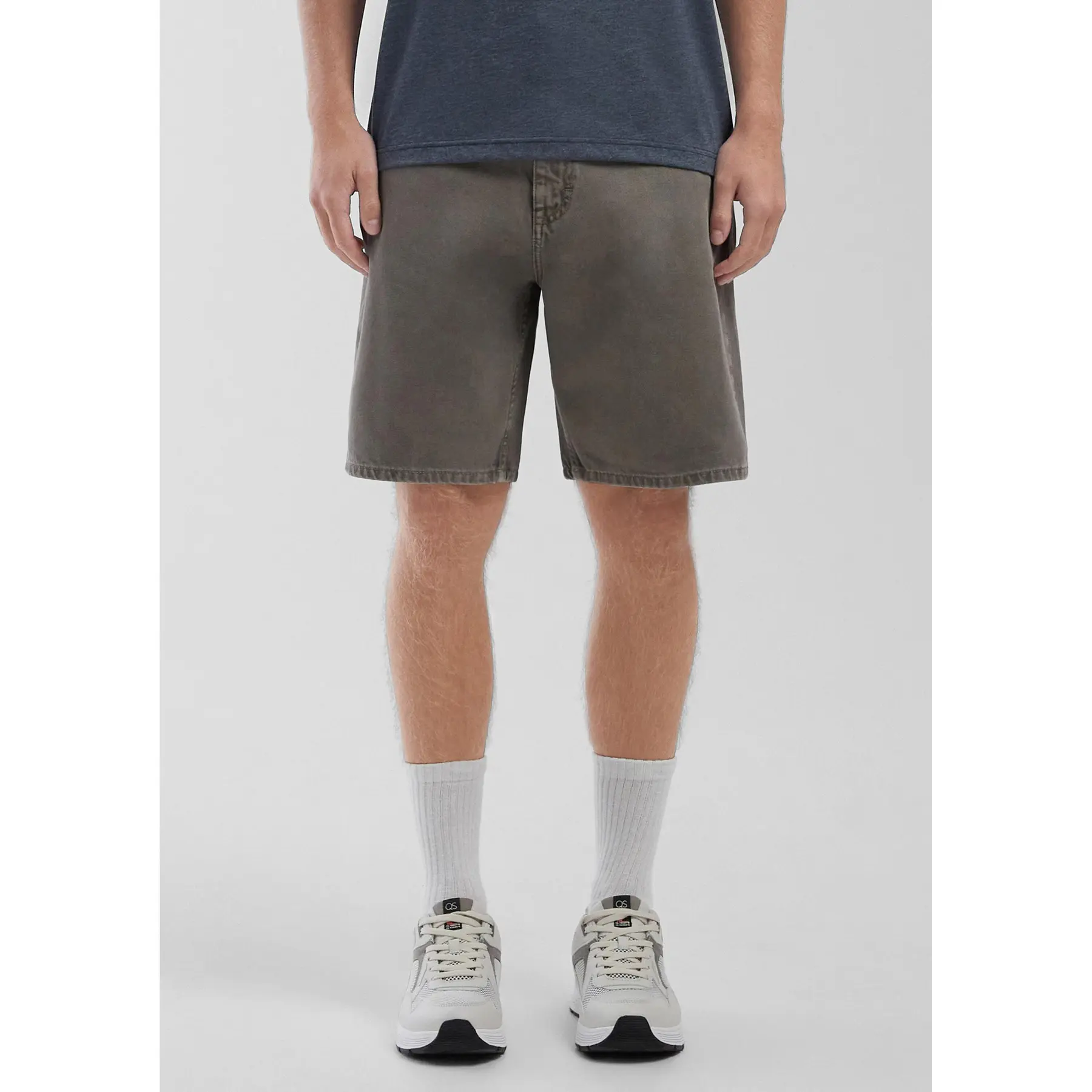 Jeans-Shorts mit Reißverschluss QS