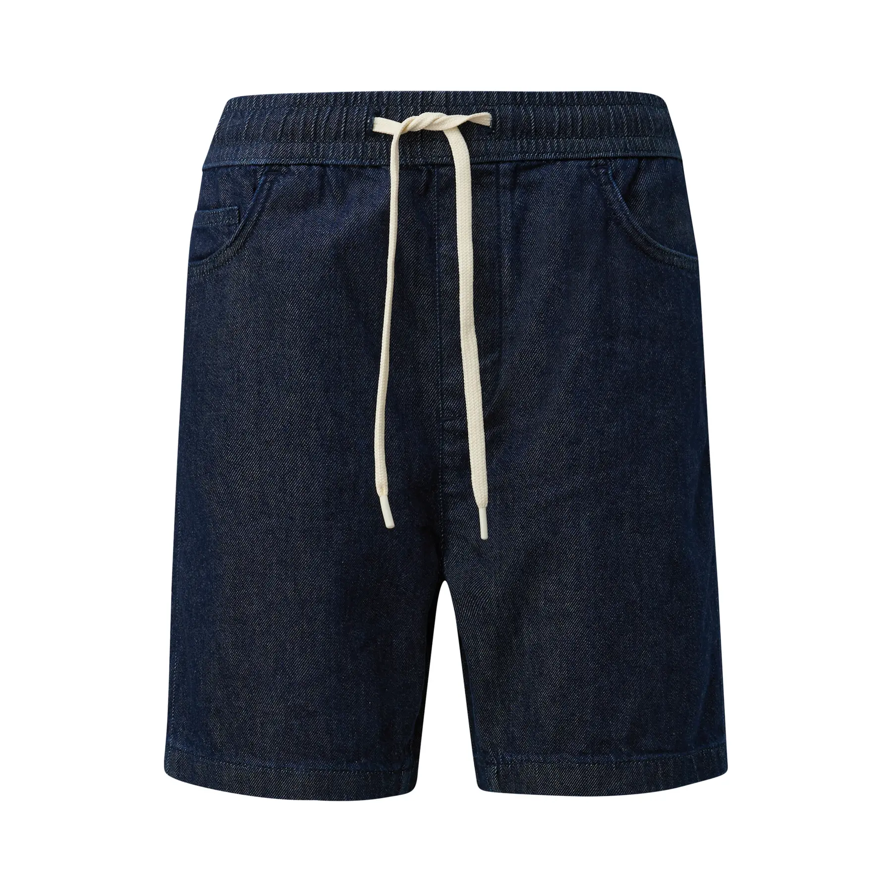 Jeans-Shorts mit elastischem Bund QS