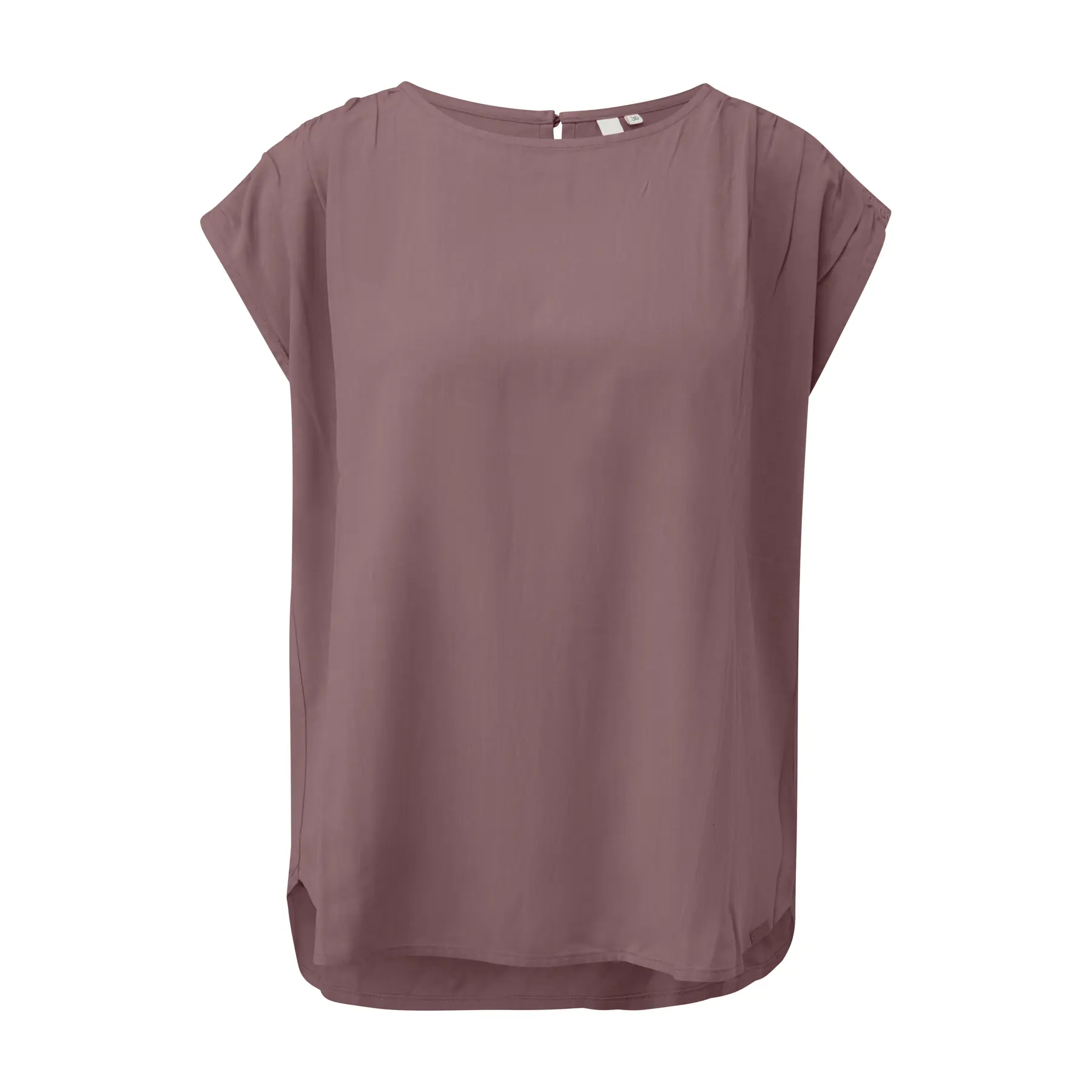 Bluse mit transparenten Spitzen-Einsätzen an den Schultern für Damen QS