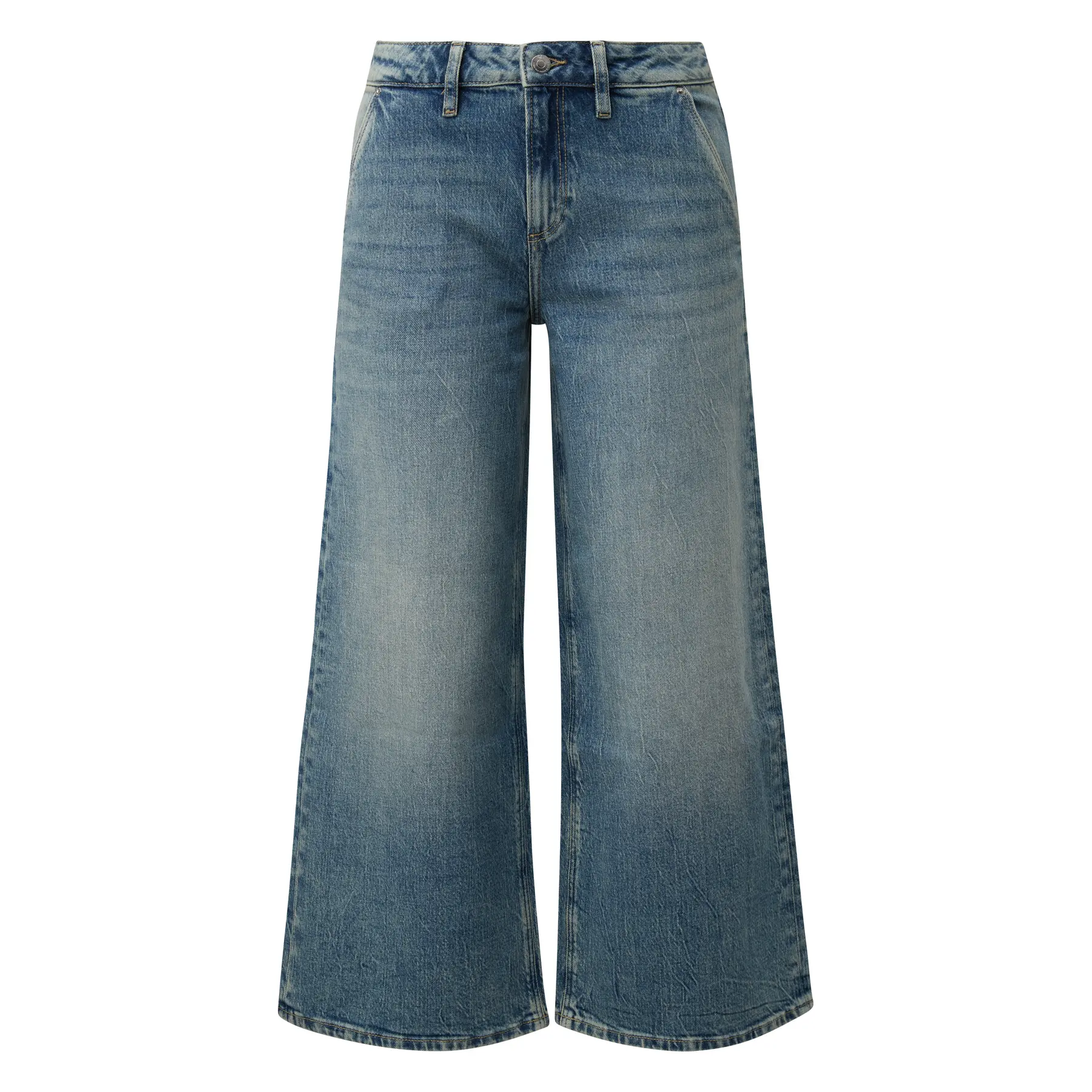 Jeans 7/8 Weite Beinform Damen QS Catie