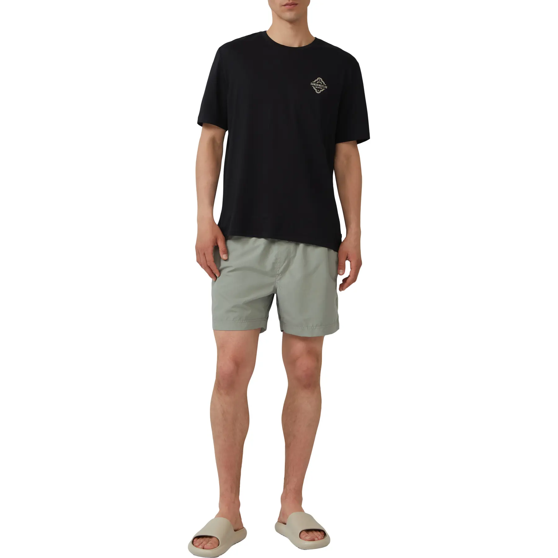 Short met elastische taille en praktische zakken QS