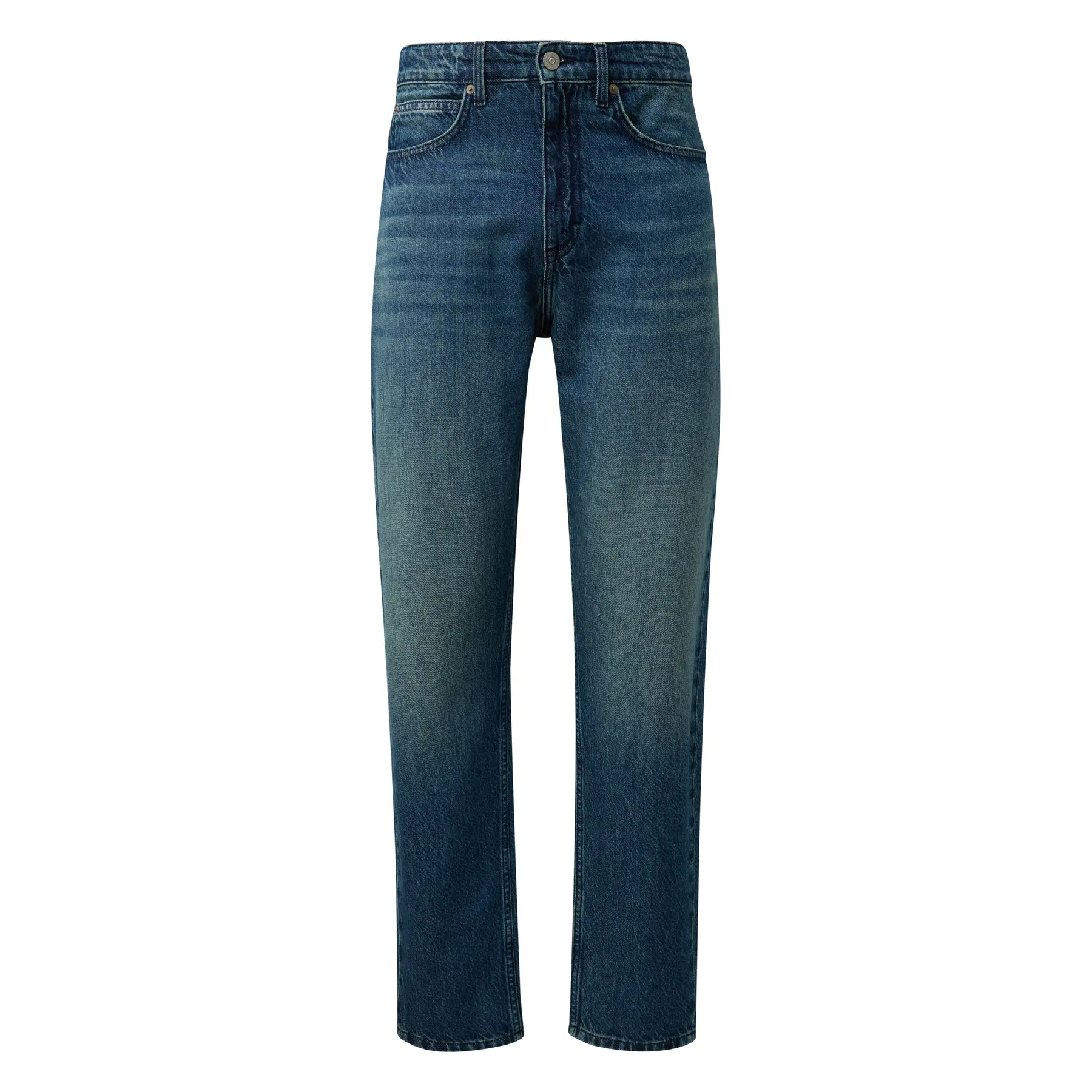 Lockere Passform Jeans mit mittelhohem Bund und schmalem Bein QS Devon