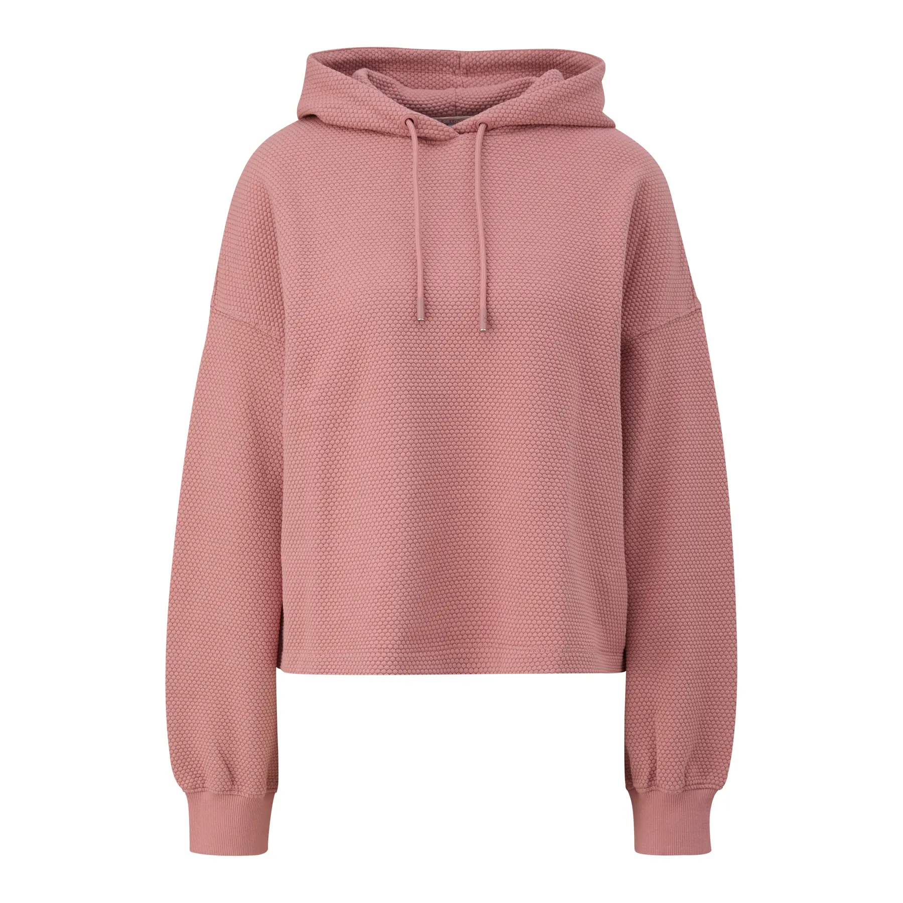 Weit geschnittene textured Hoodie für Damen QS