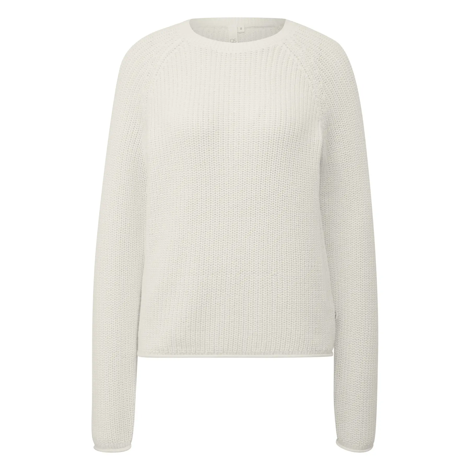 Women's Mélange Knit Raglan Sleeve Pullover Qs