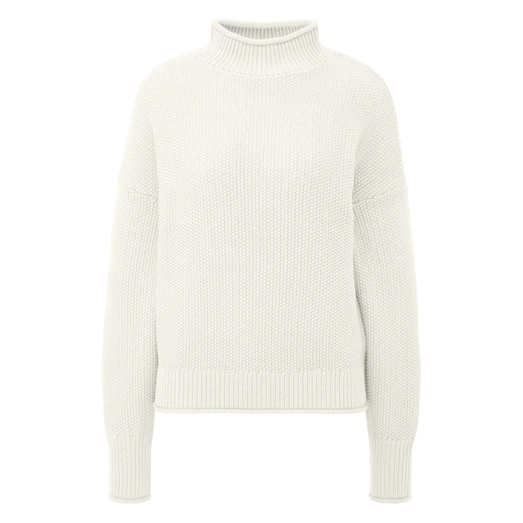 Damen Strickpullover mit Stehkragen QS