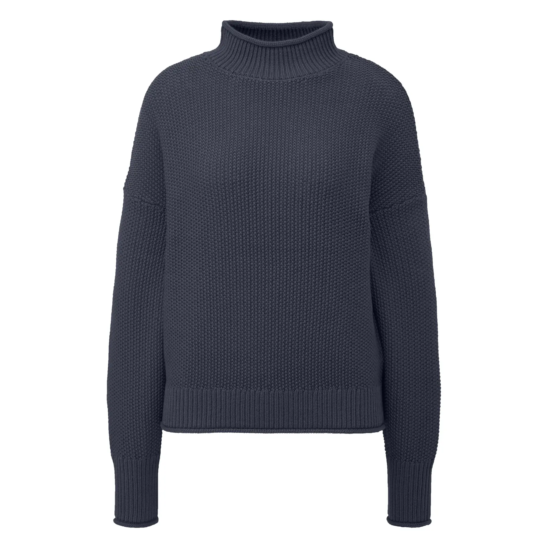 Damen Strickpullover mit Stehkragen QS