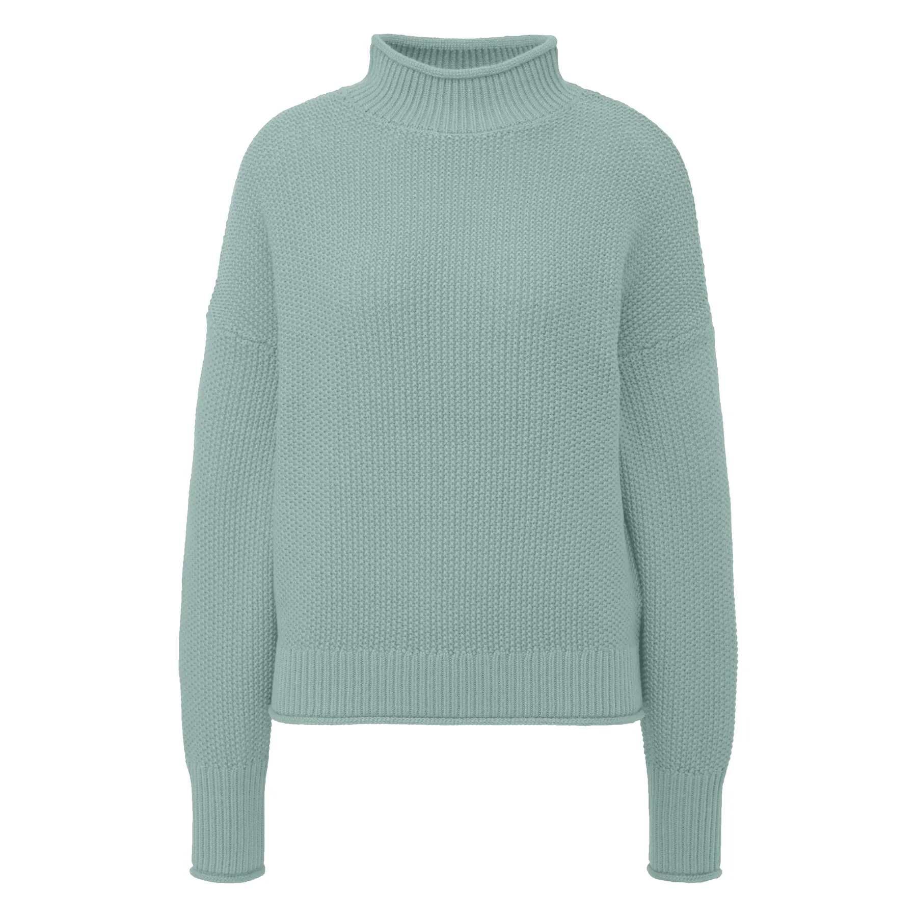 Damen Strickpullover mit Stehkragen QS