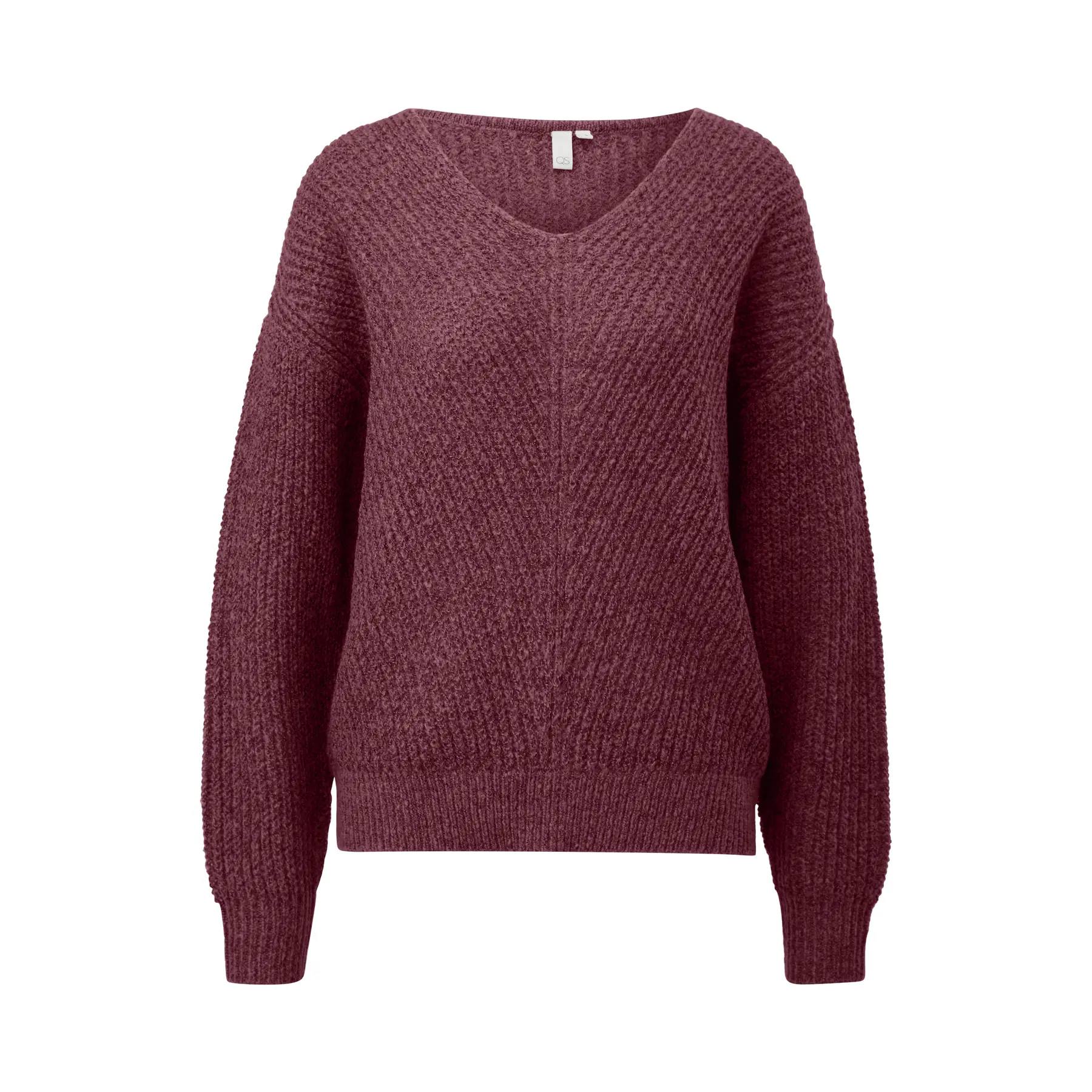 Pull Chiné mit V-Ausschnitt Damen QS