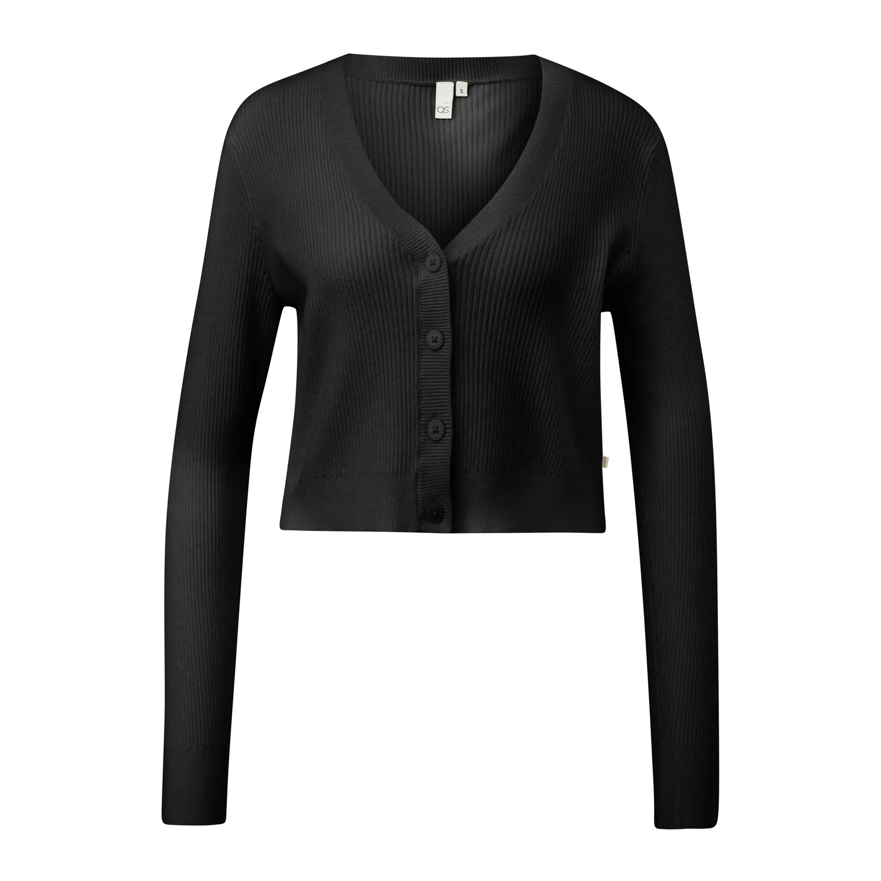 Short Ribbed Cardigan For Women Qs