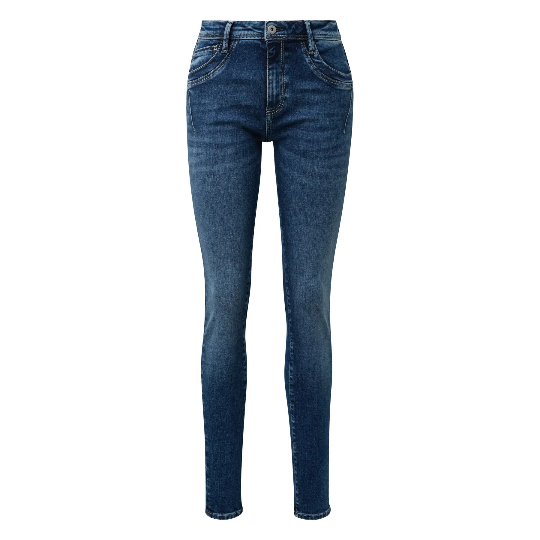 Hochgeschnittene Skinny-Jeans Damen QS Sadie