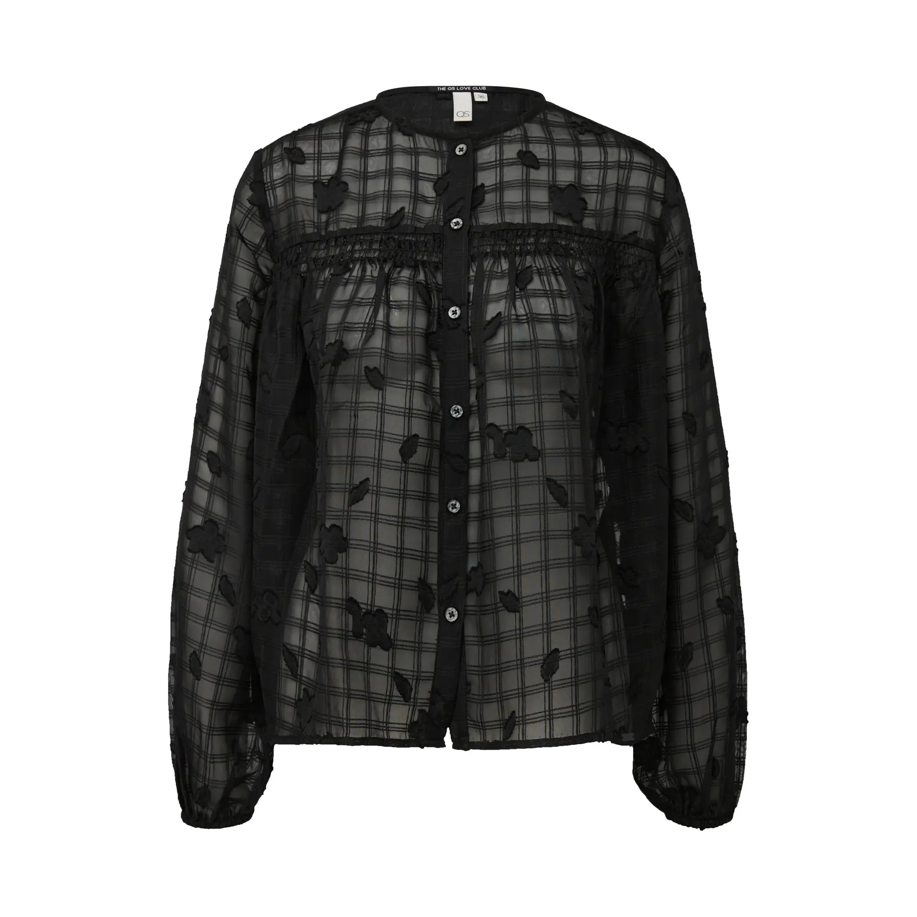 Transparente Karobluse Damen QS