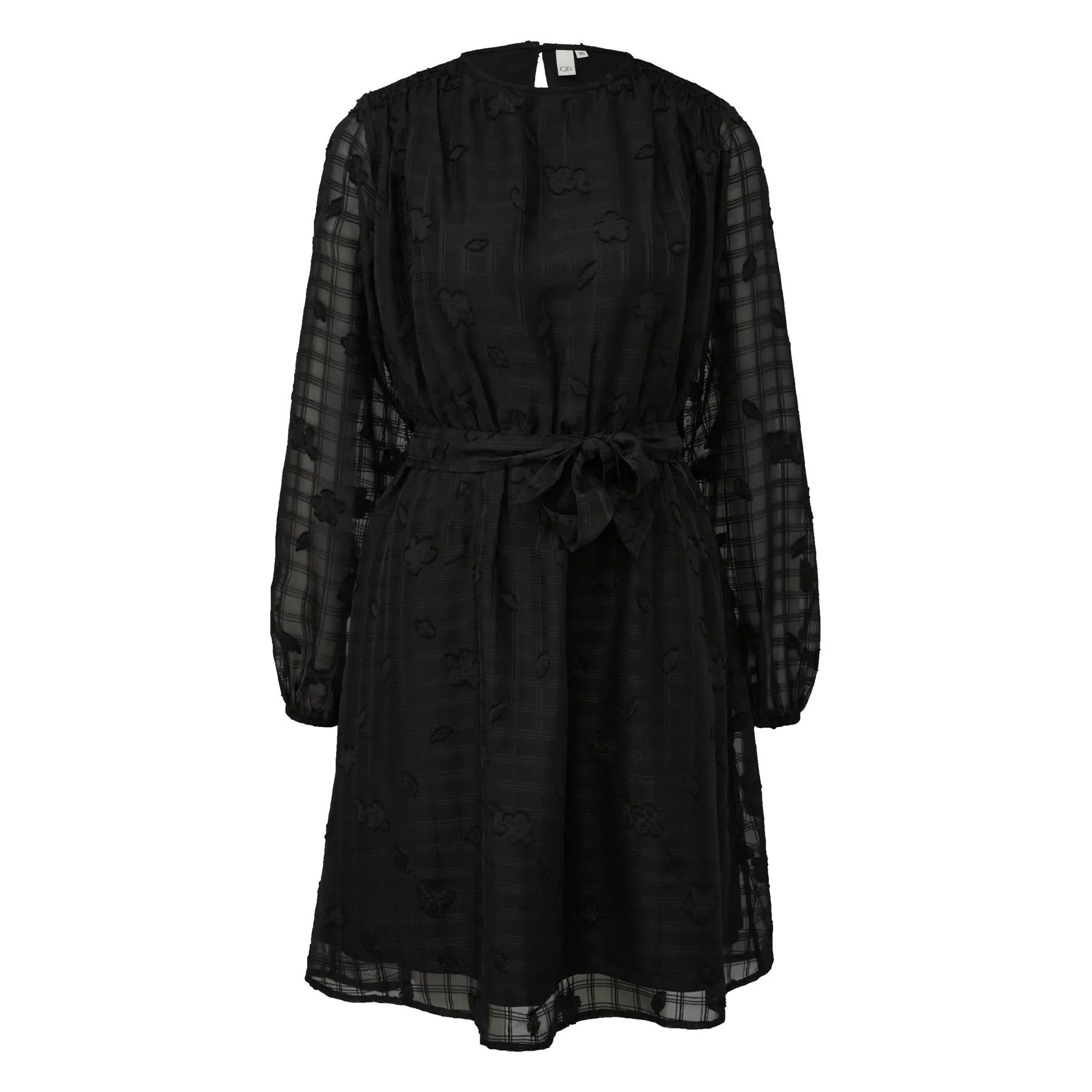 Kurzes Chiffonkleid Damen QS