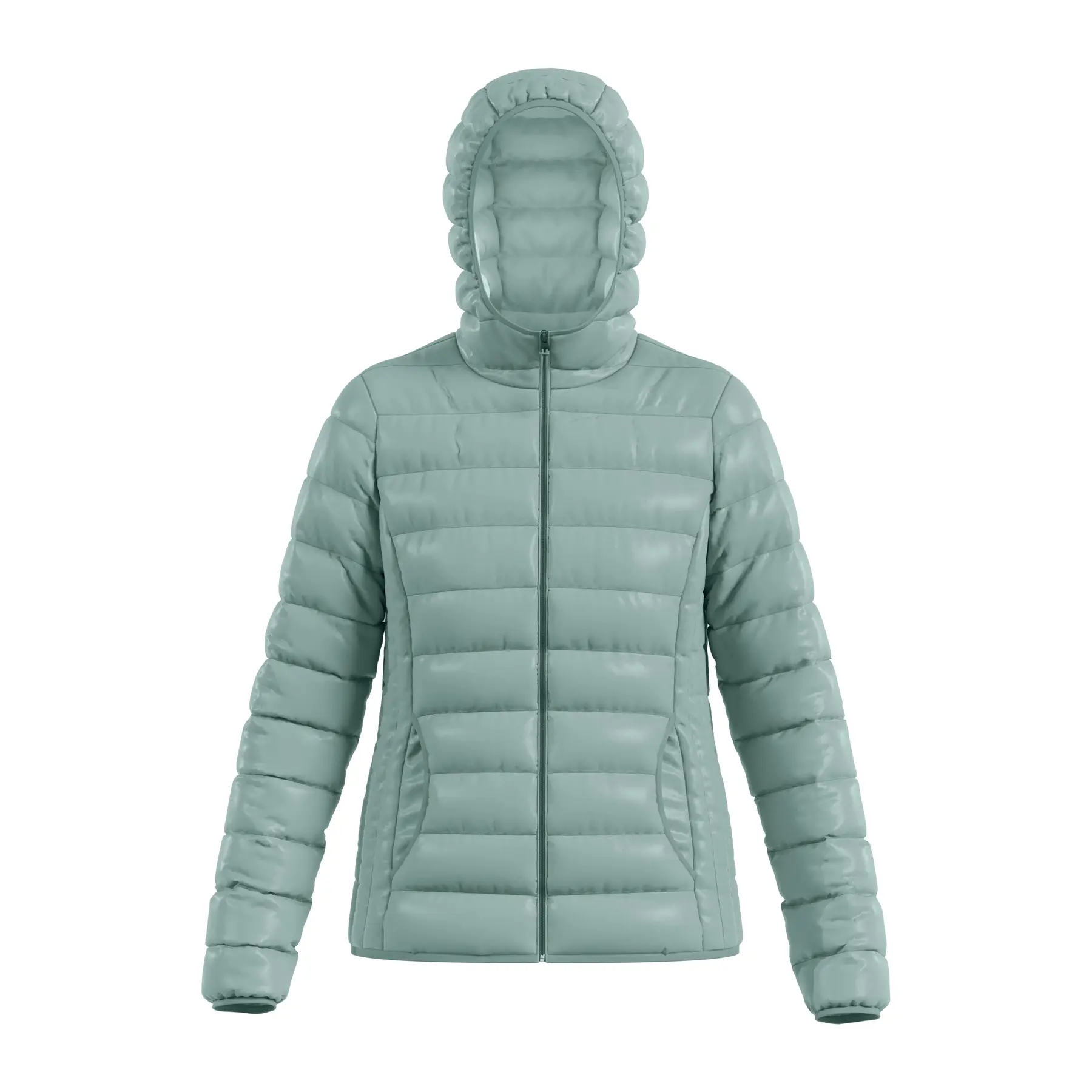 Daunenjacke  mit Kapuze, Damen QS