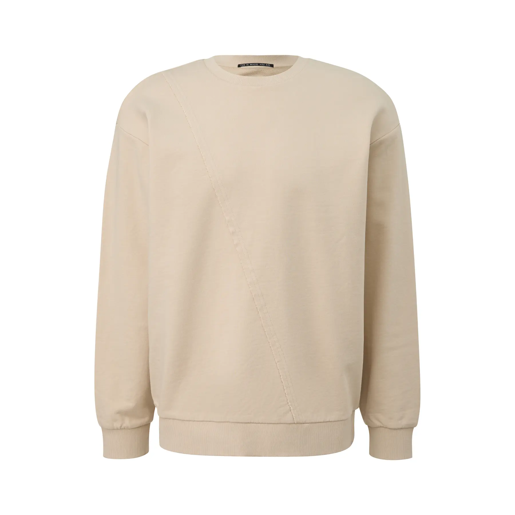 Klassisches Rundhals-Sweatshirt QS