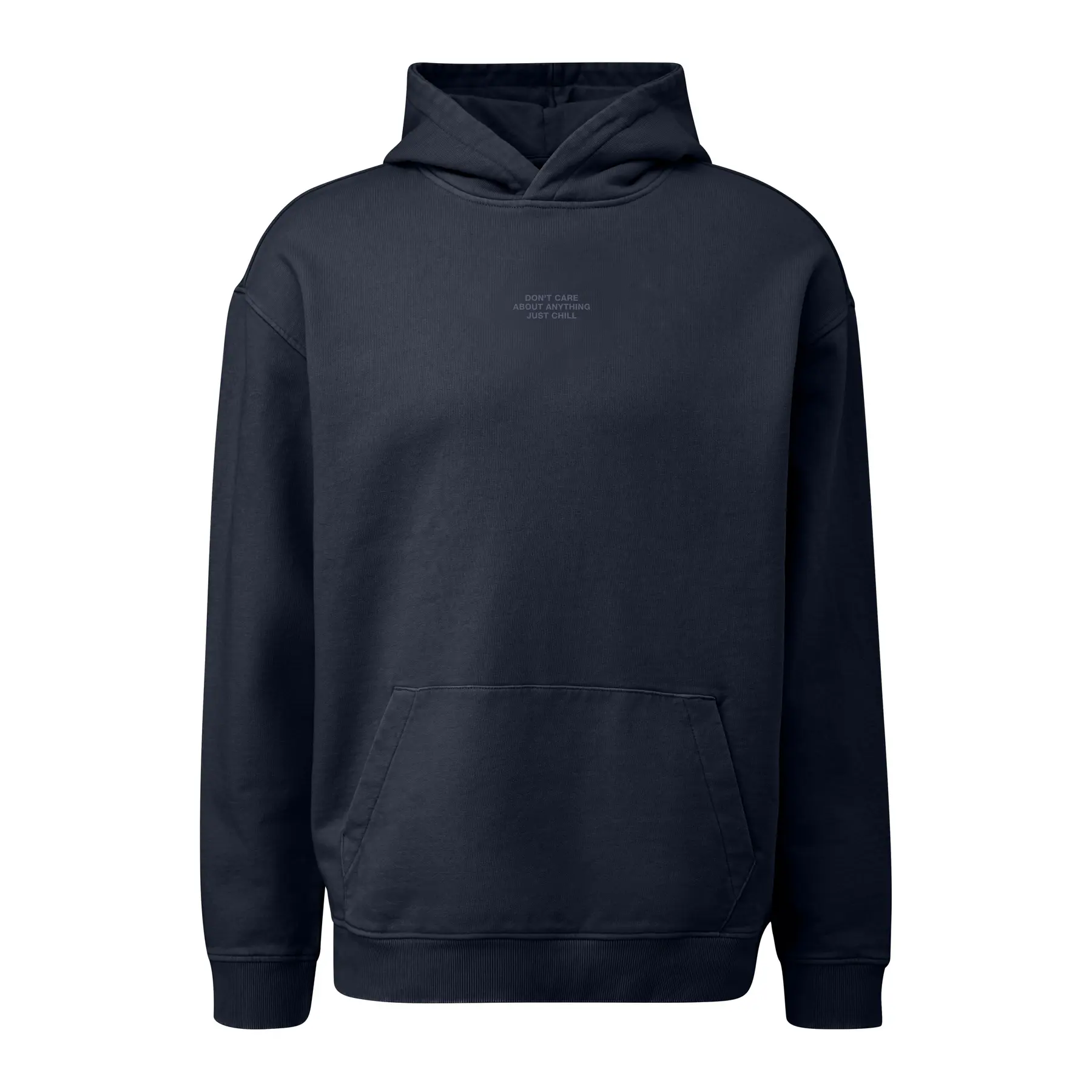 Ausgewaschener Kapuzensweatshirt mit Kängurutasche QS