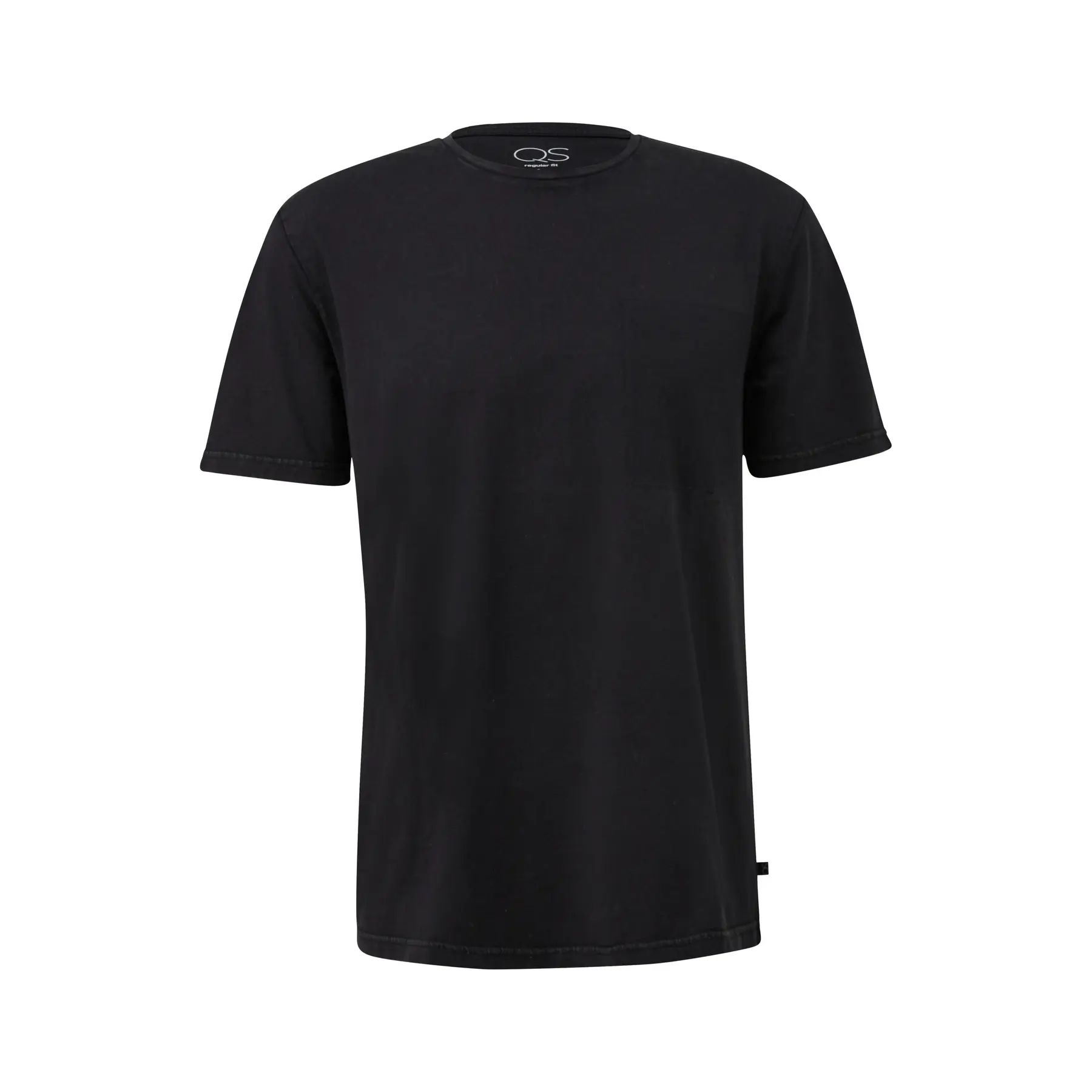 Auswaschbares T-Shirt mit Taschen- und Schatteneffekt QS