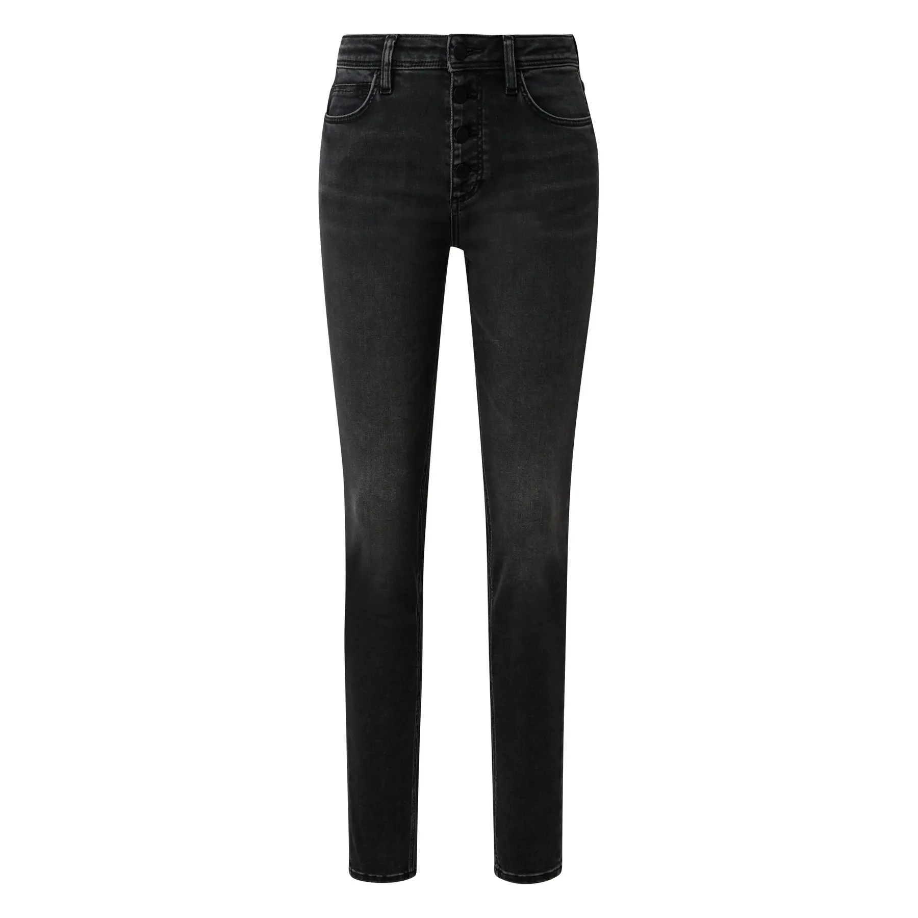 Hochtaillierte Slim Fit Jeans lässig Damen QS Sadie