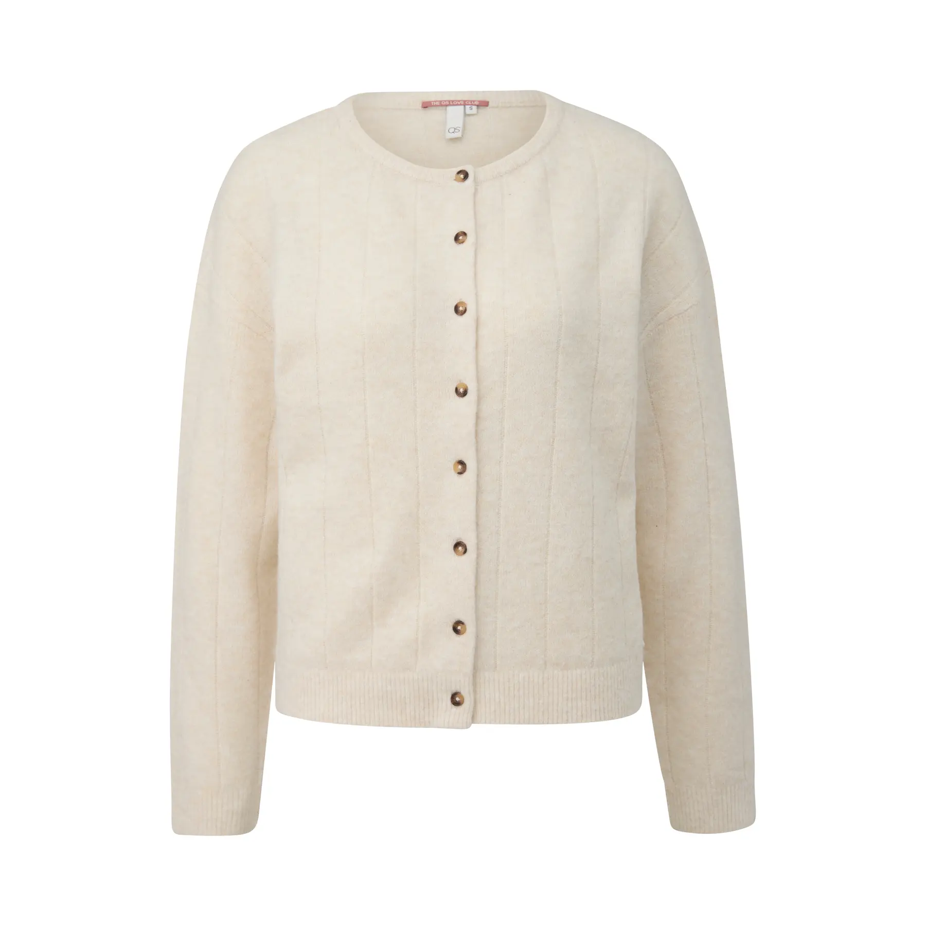 Dicker Cardigan mit Knöpfen für Frauen QS
