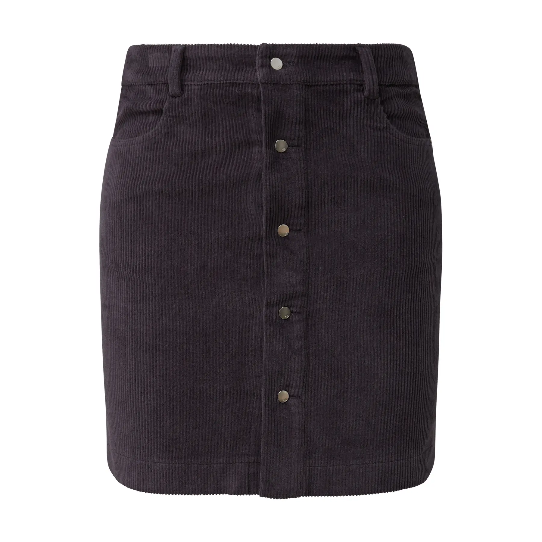 Damen Cord-Rippminirock mit Gürtelschlaufen QS