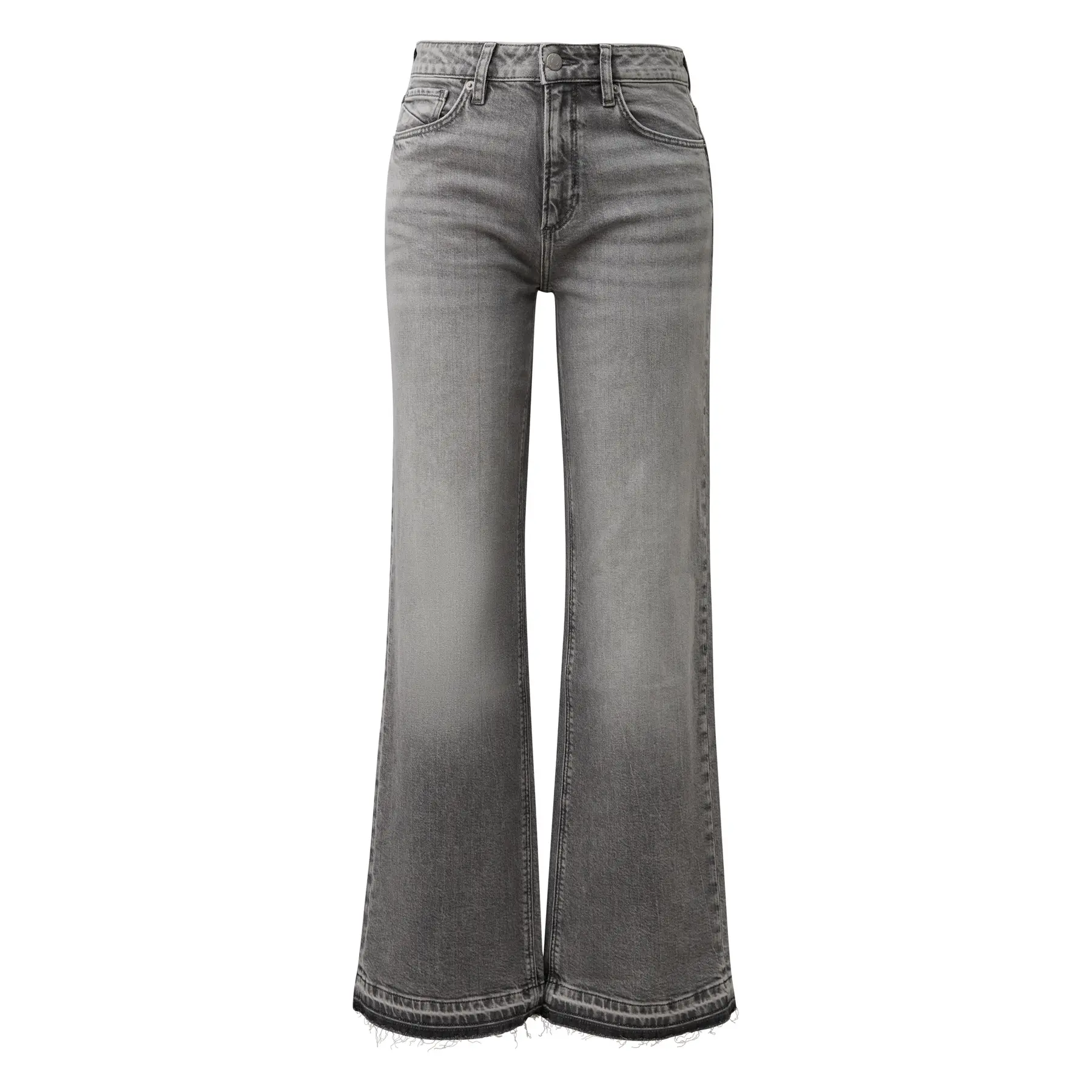 Jeans Wide Leg Hochgeschnitten Damen QS Catie