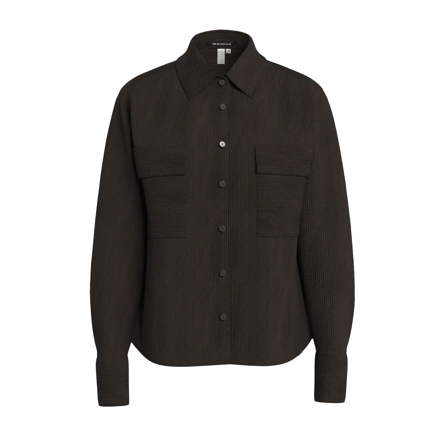 Damen Hemd aus Cordstoff QS
