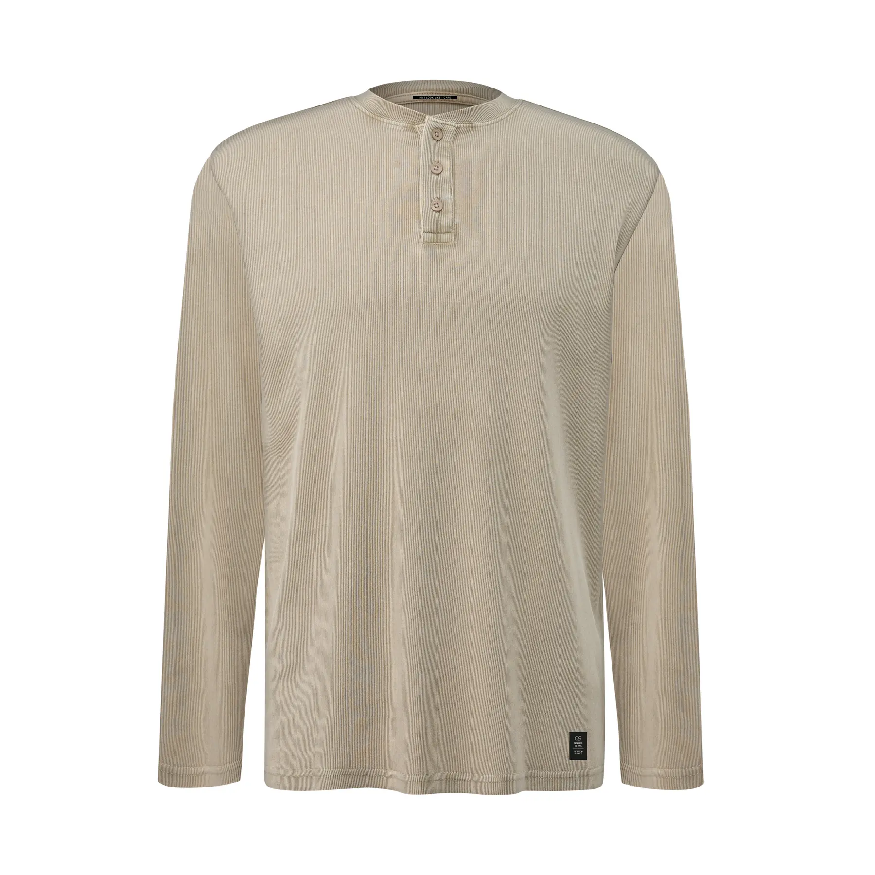 Langarm-T-Shirt QS Henley