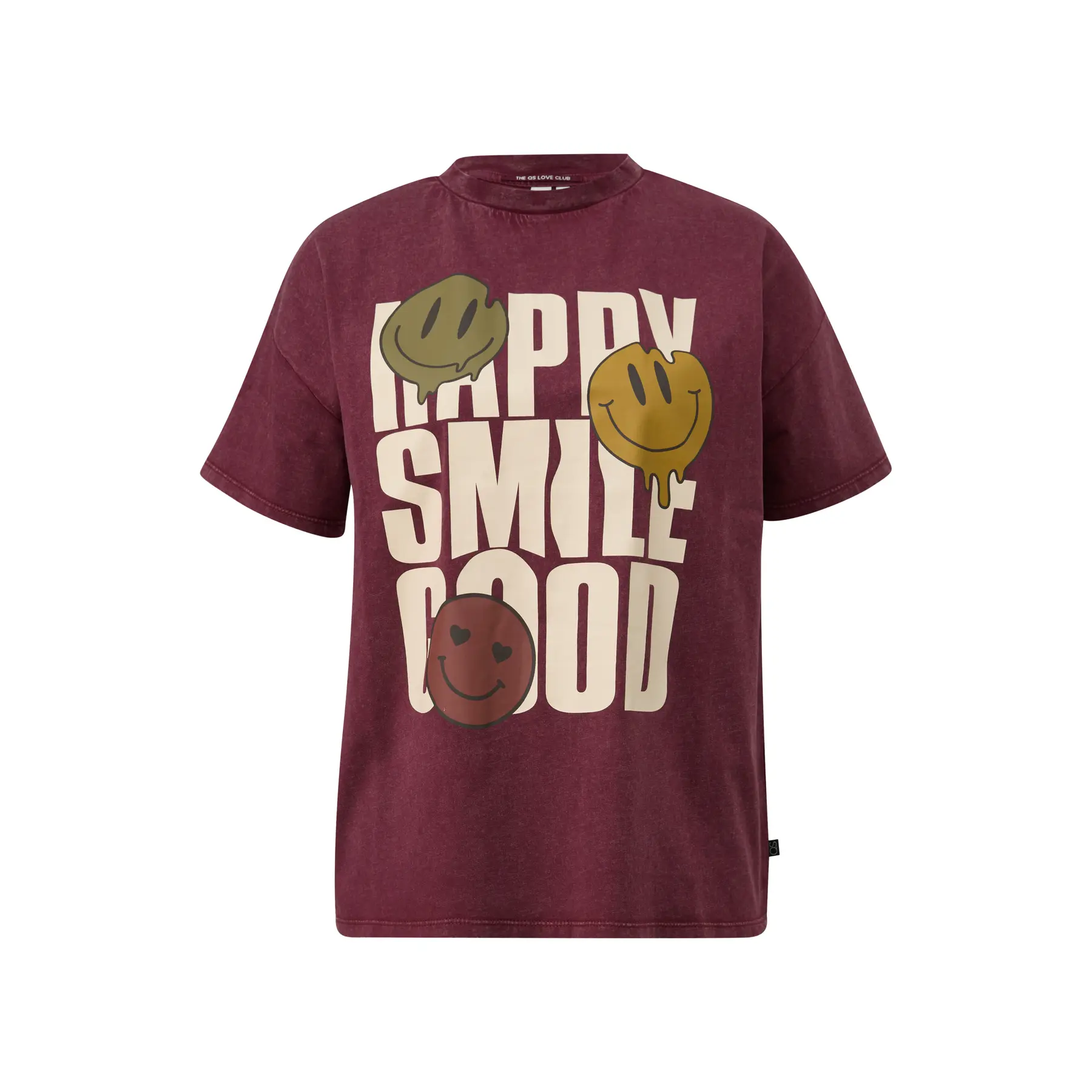 Casual Cotton T-shirt With Front Print For Women Qs