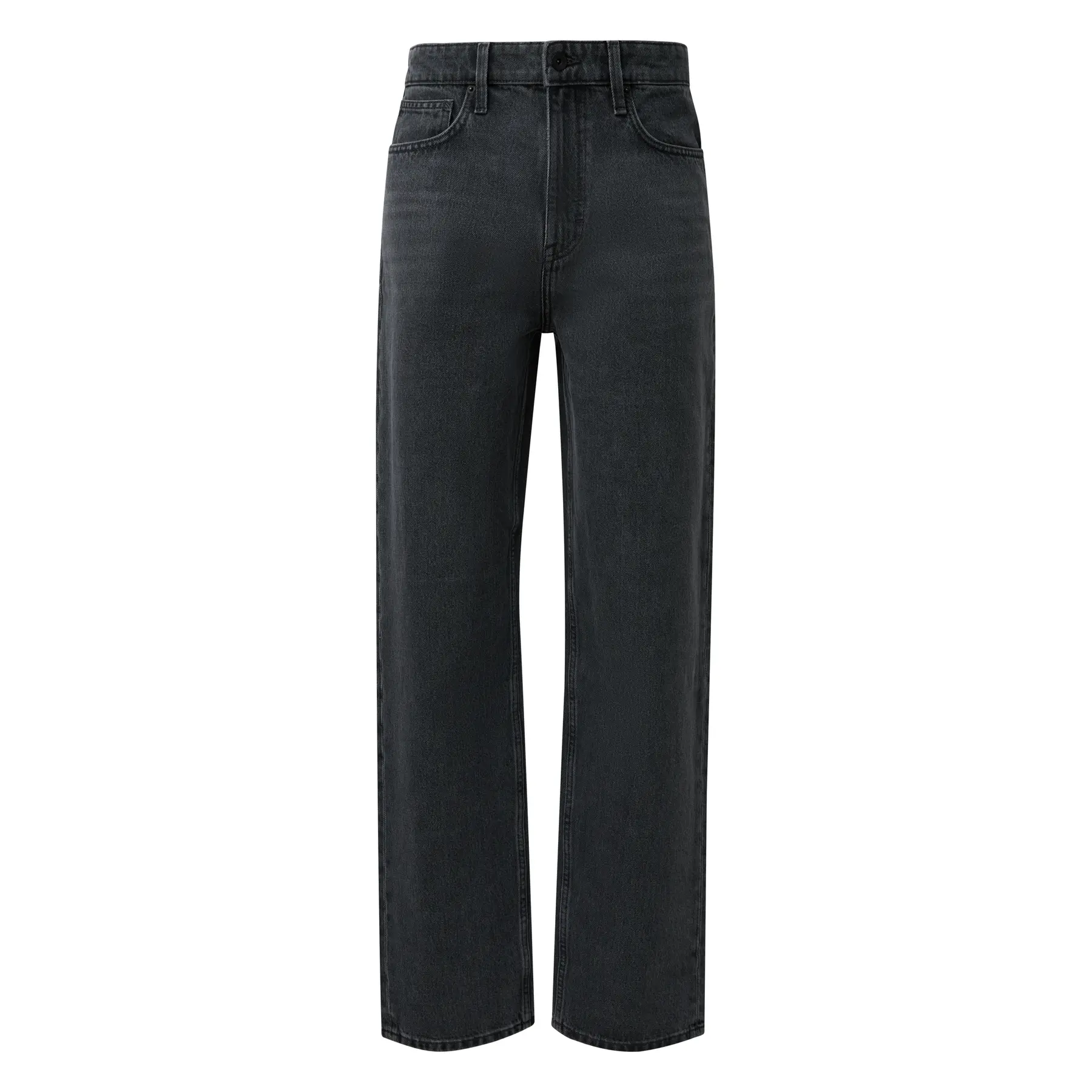 Hosen Straight Mittlere Taille QS