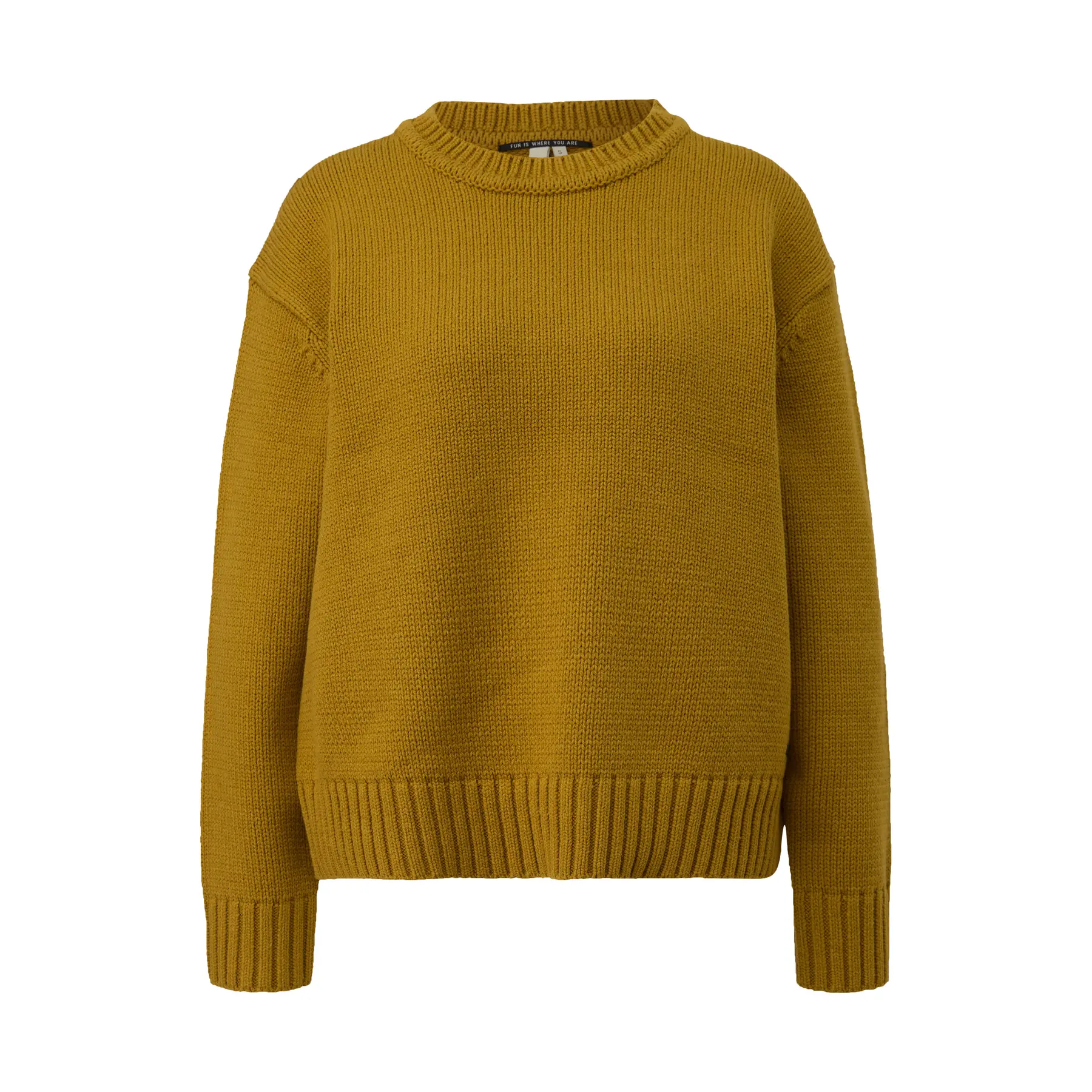 Damen Oversize Kuschel-Mixpullover QS