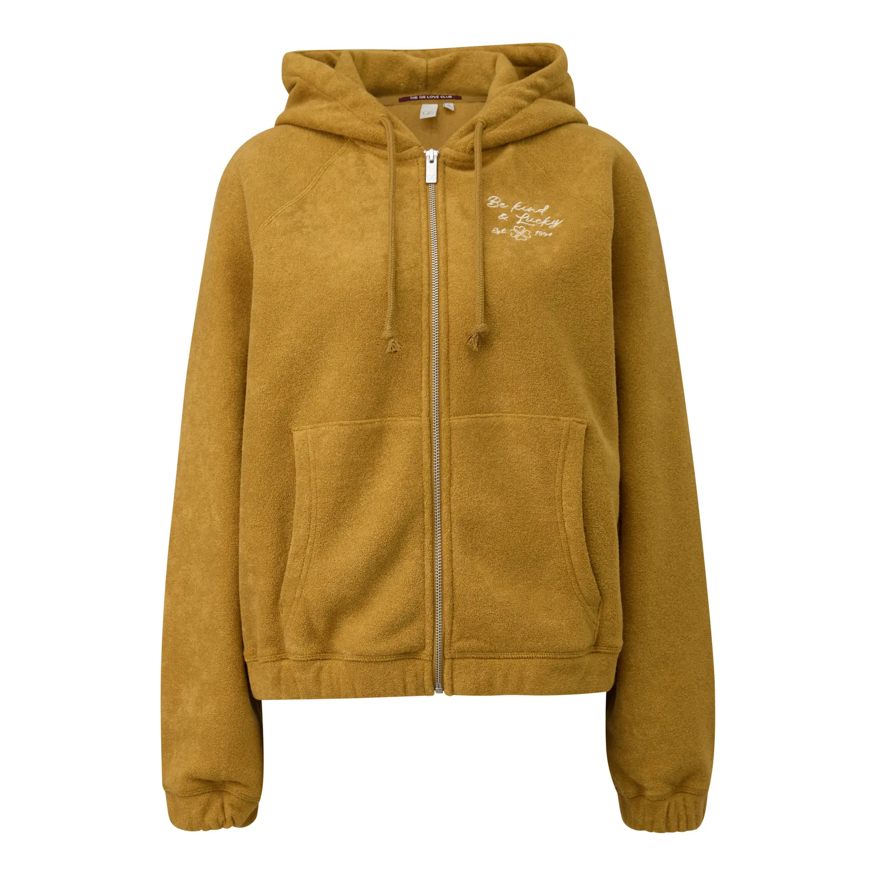 Damen Fleece Hoodie mit Reißverschluss QS