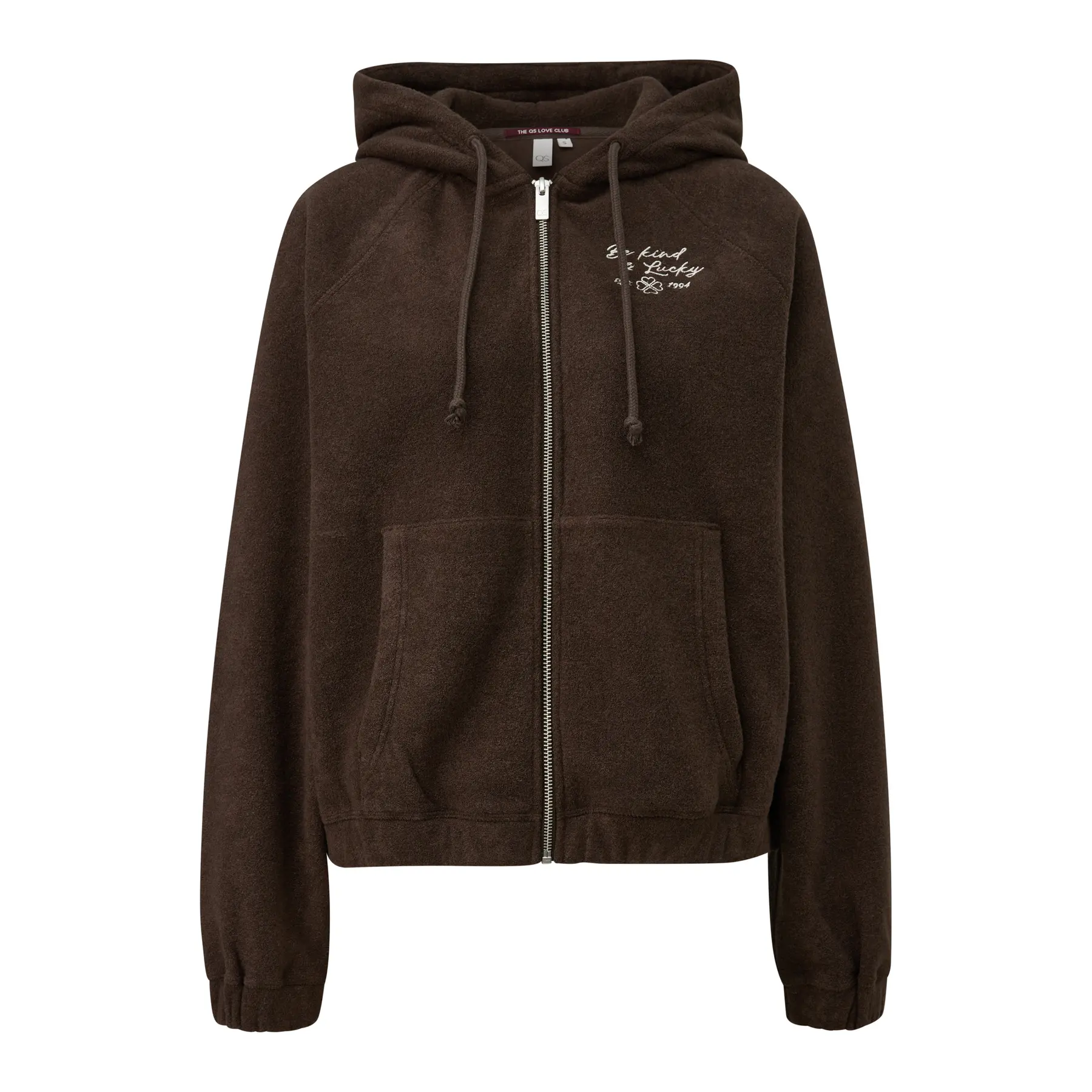 Damen Fleece Hoodie mit Reißverschluss QS