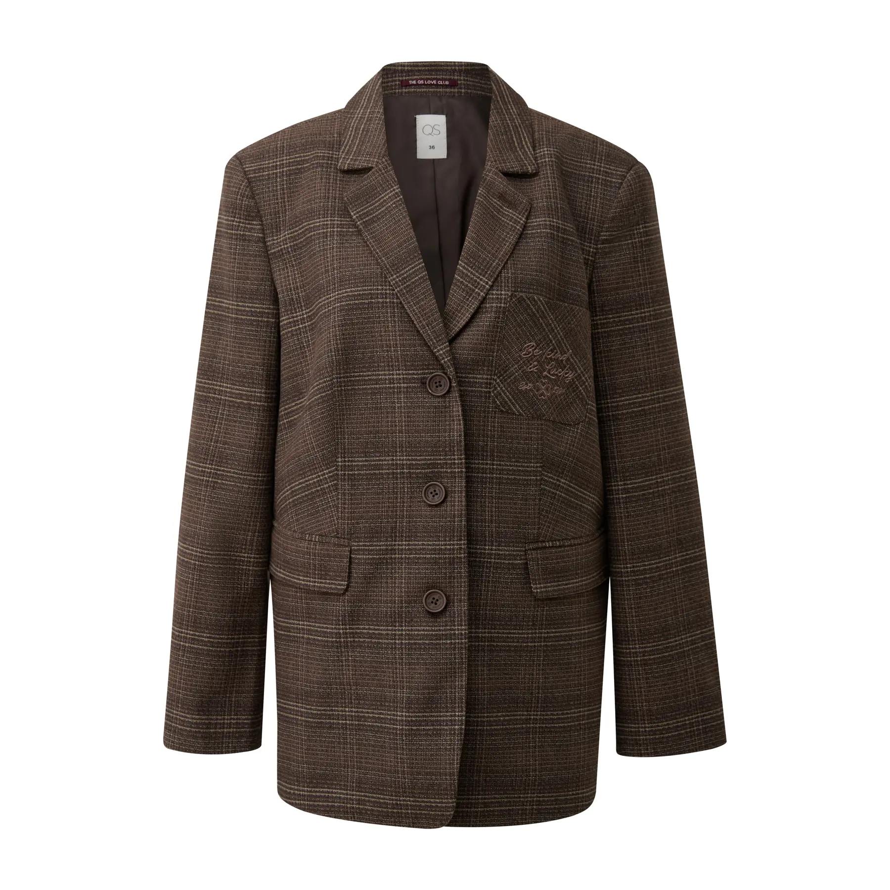 Gemusterter Freizeitblazer Damen QS