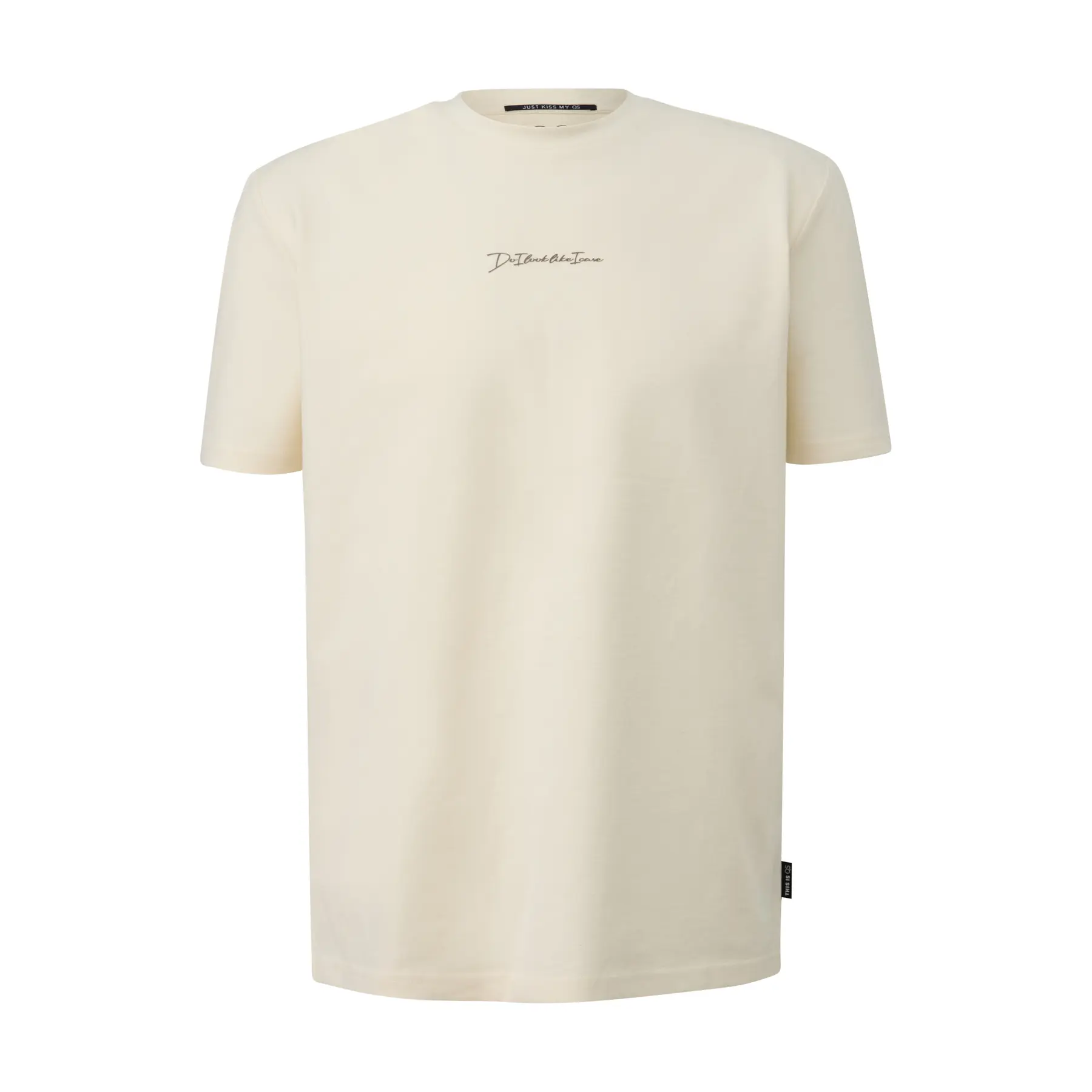 T-Shirt aus leichtem Baumwolljersey QS
