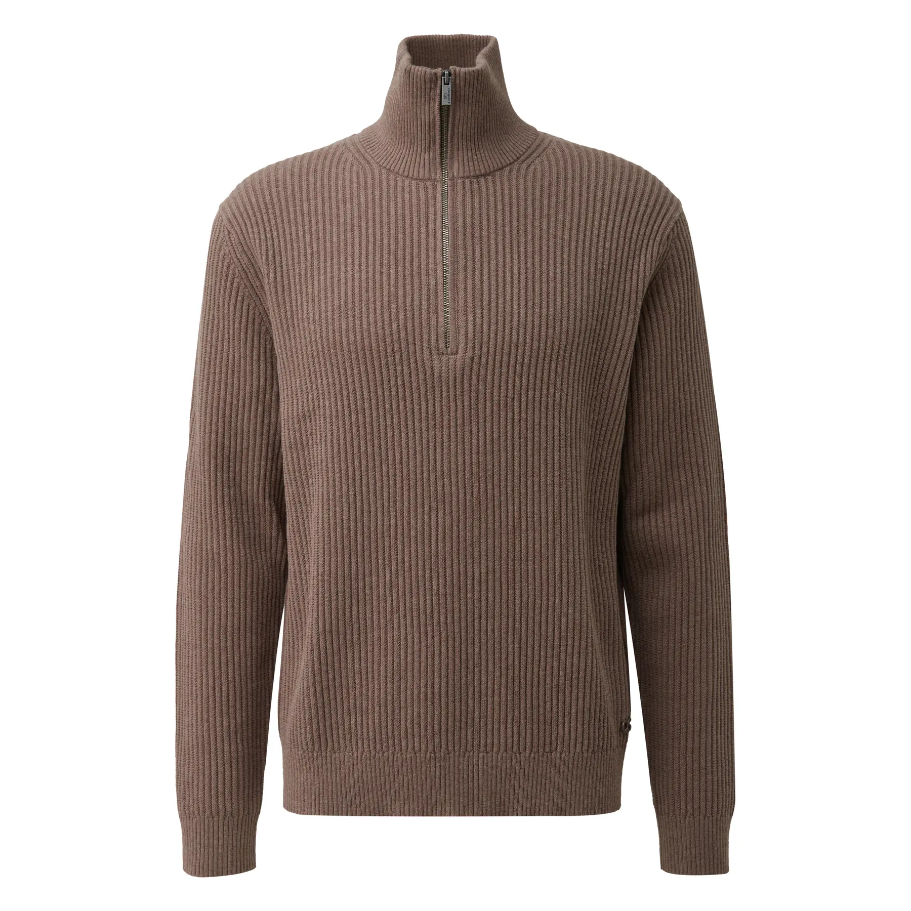 Pullover aus geripptem Kaschmir QS Regular Fit