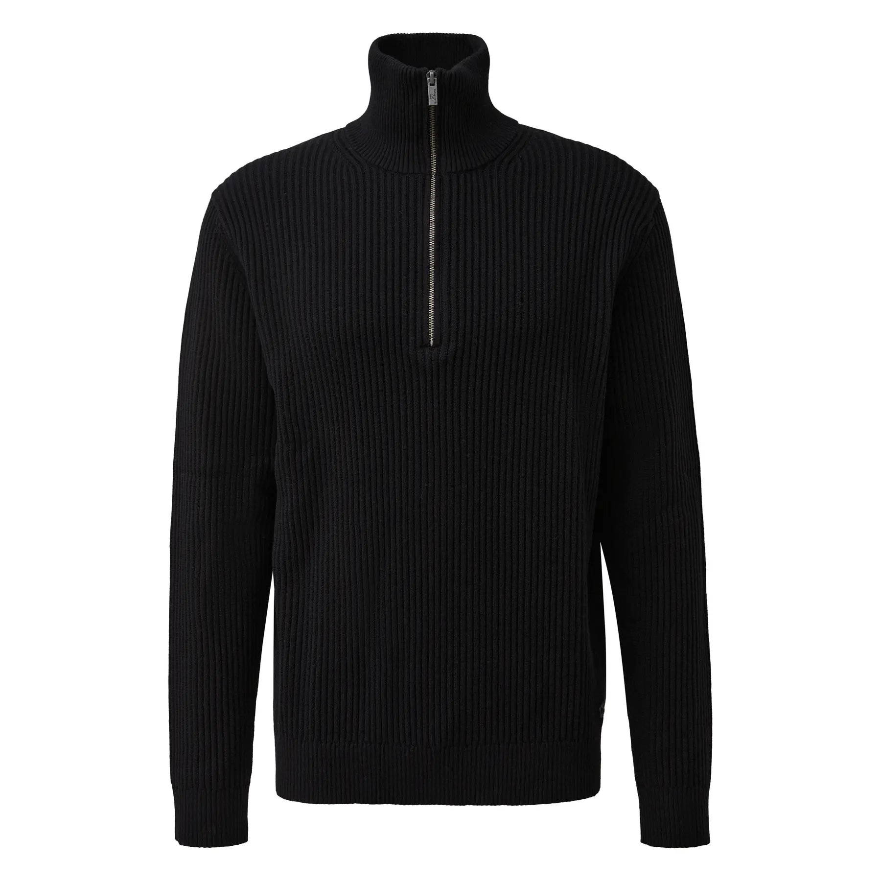 Pullover aus geripptem Kaschmir QS Regular Fit