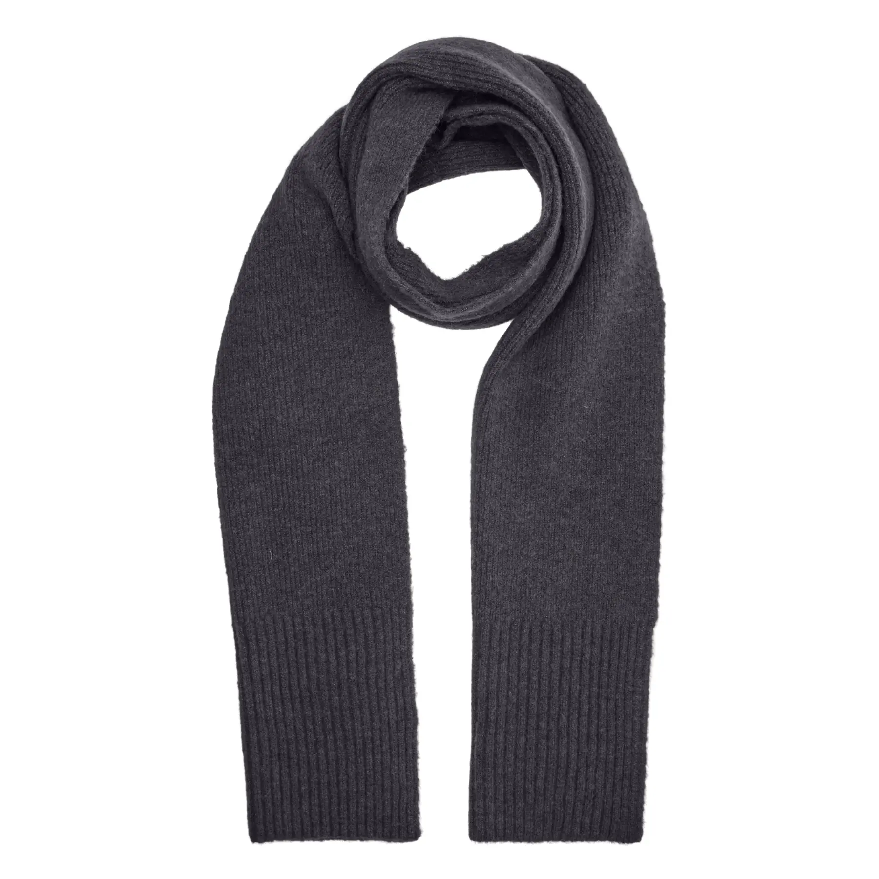 Strickschal mit Rippabschlüssen Damen QS