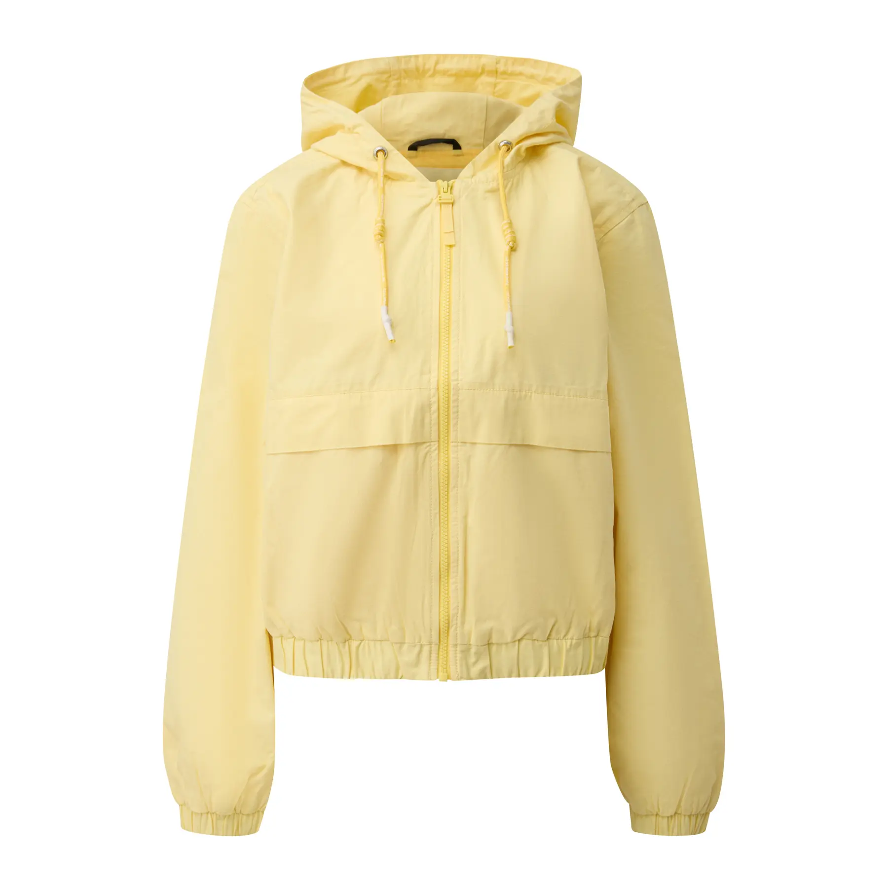 Women's Cropped Cotton Hooded Jacket Qs