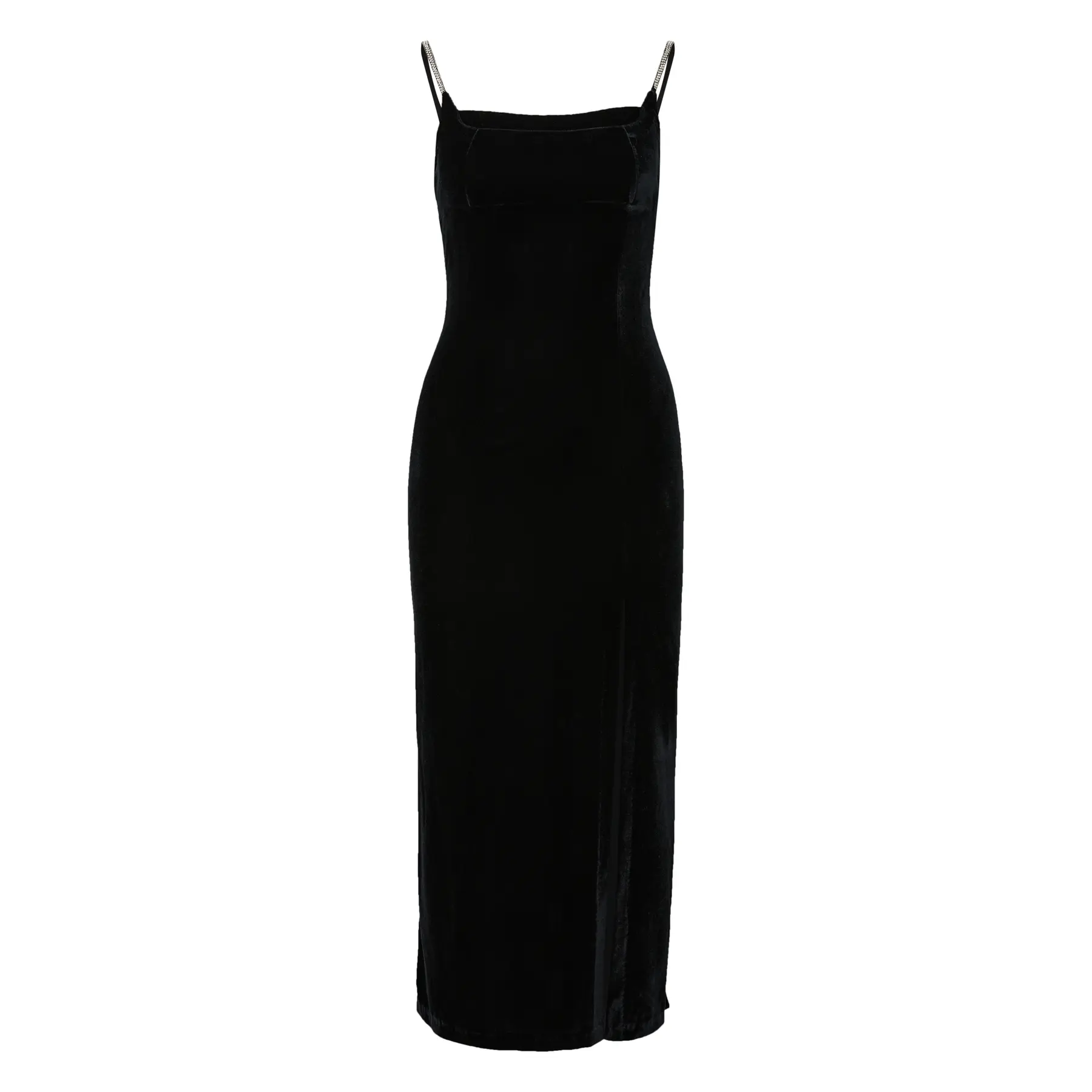 Samtfigurbetonendes Kleid für Frauen QS