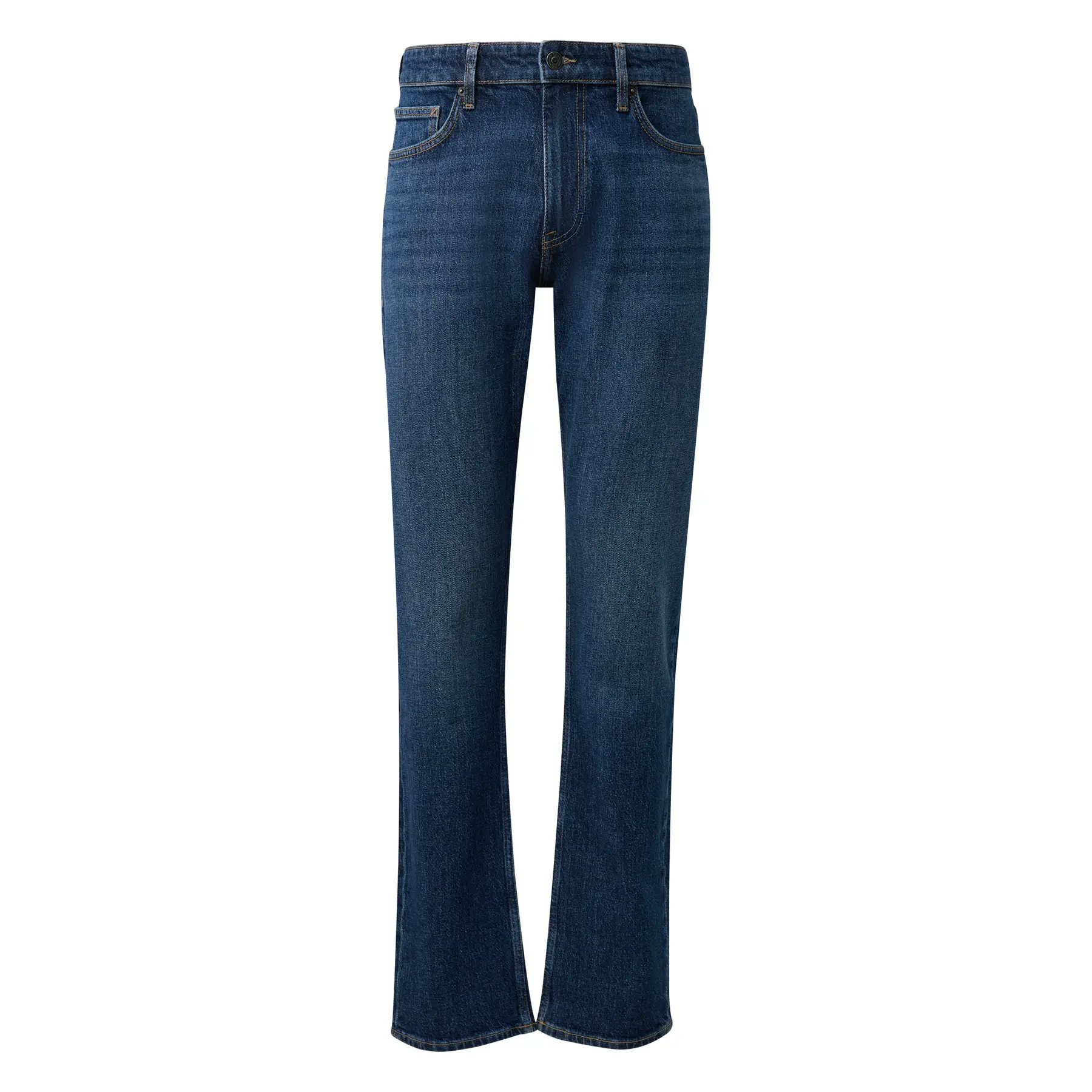 Regular Jeans mit mittlerer Taille und geradem Bein QS Pete