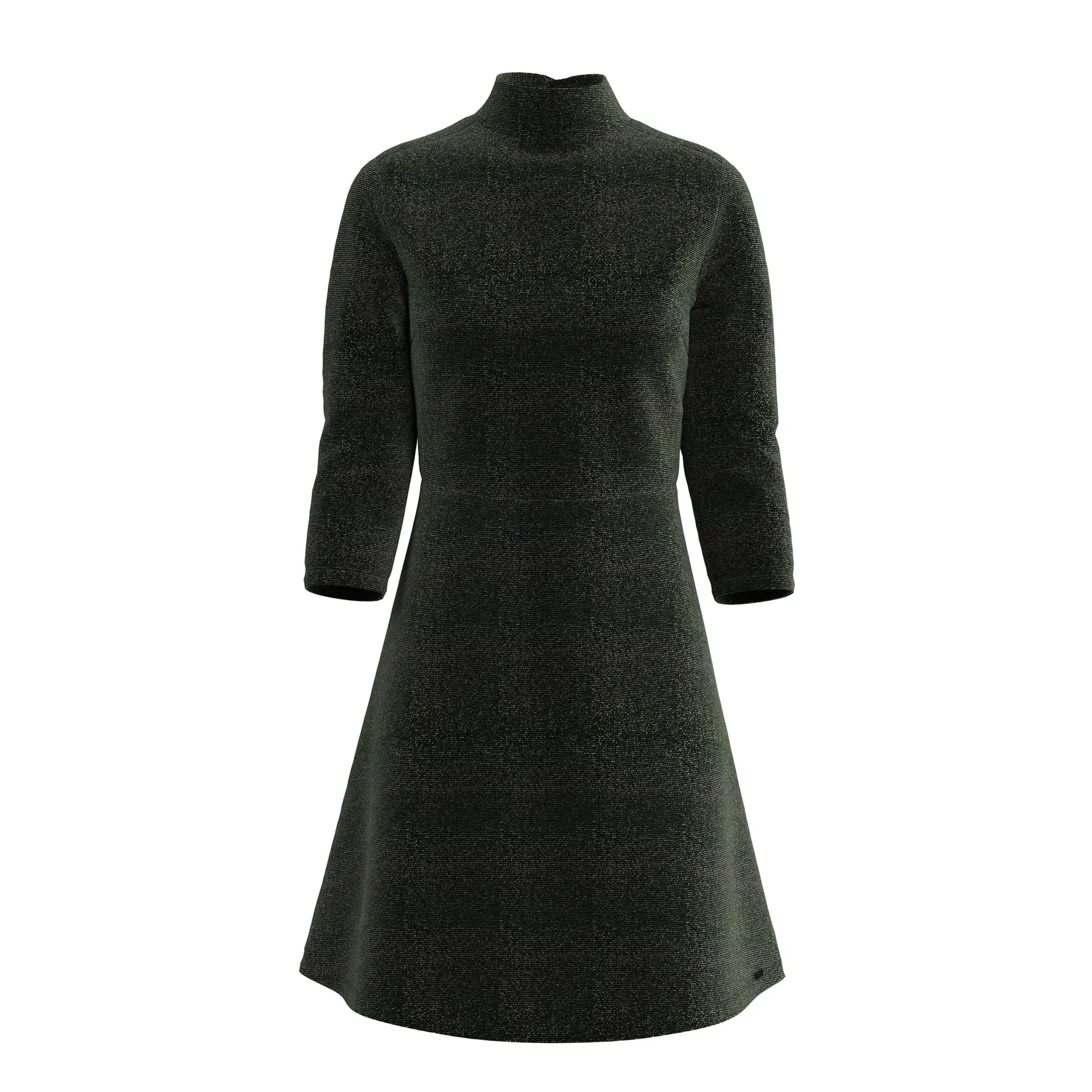 Glitzernde Jersey Strickkleid Damen QS